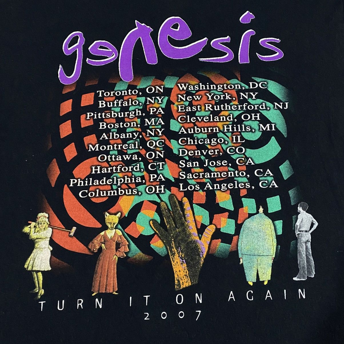 Anvil × Band Tees × Vintage Vintage Y2K rock band genesis tour 2007 Size US M / EU 48-50 / 2 - 4 Thumbnail