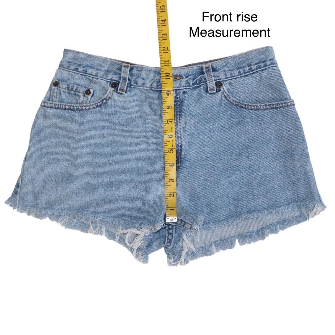 Levi's Vintage Levi’s 555 Cutoff Shorts Guy’s Fit Size 10 MIS Size 32" / US 10 / IT 46 - 6 Thumbnail