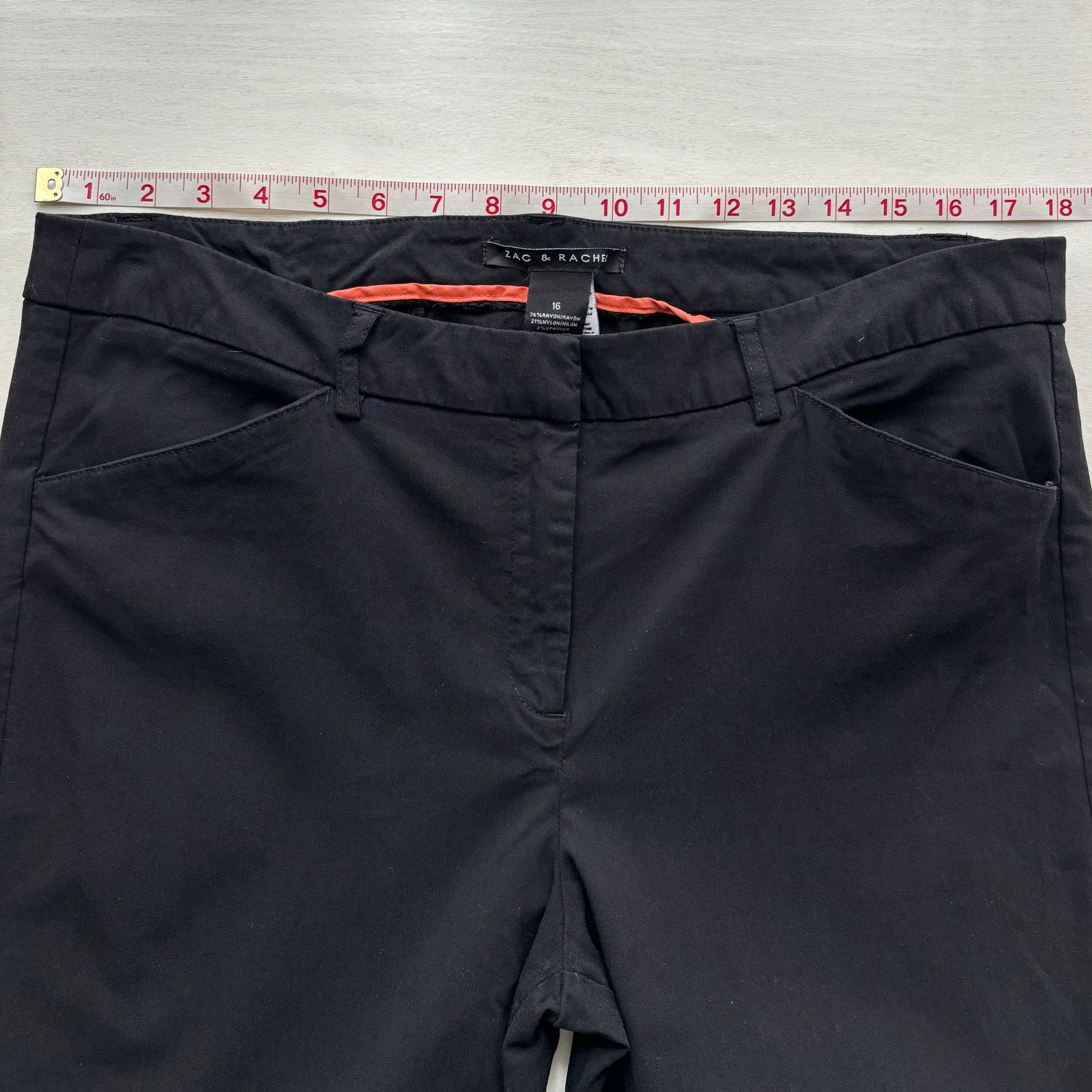 Other Zac & Rachel Black Cropped Pants Size 16 Size 38" / US 16 / IT 52 - 4 Thumbnail
