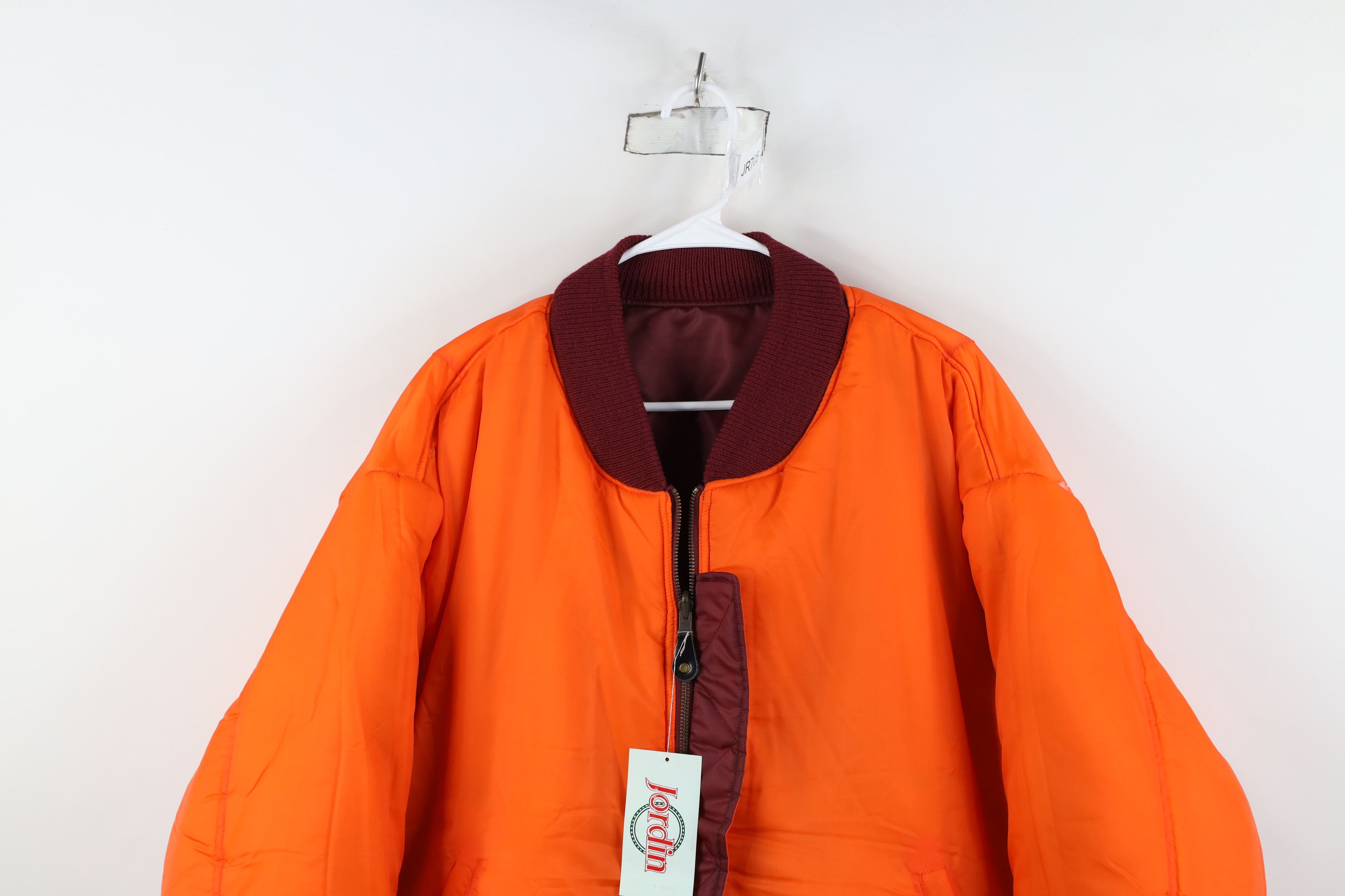 Vintage Deadstock Vintage 90s Streetwear Reversible Bomber Jacket Size US L / EU 52-54 / 3 - 12 Thumbnail