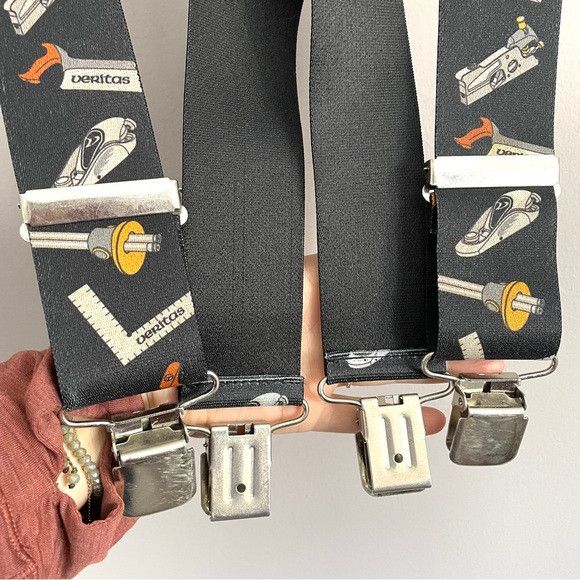 Other Veritas Woodworking Print Suspenders 42" - great gift! Size ONE SIZE - 4 Thumbnail