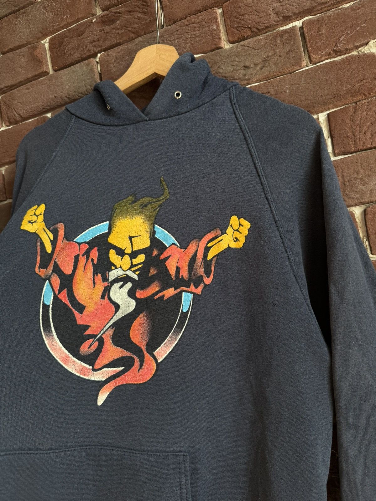 Band Tees Rare 1995 90s Thunderdome Vintage Gabber Band HOODIE Large Size US L / EU 52-54 / 3 - 5 Thumbnail