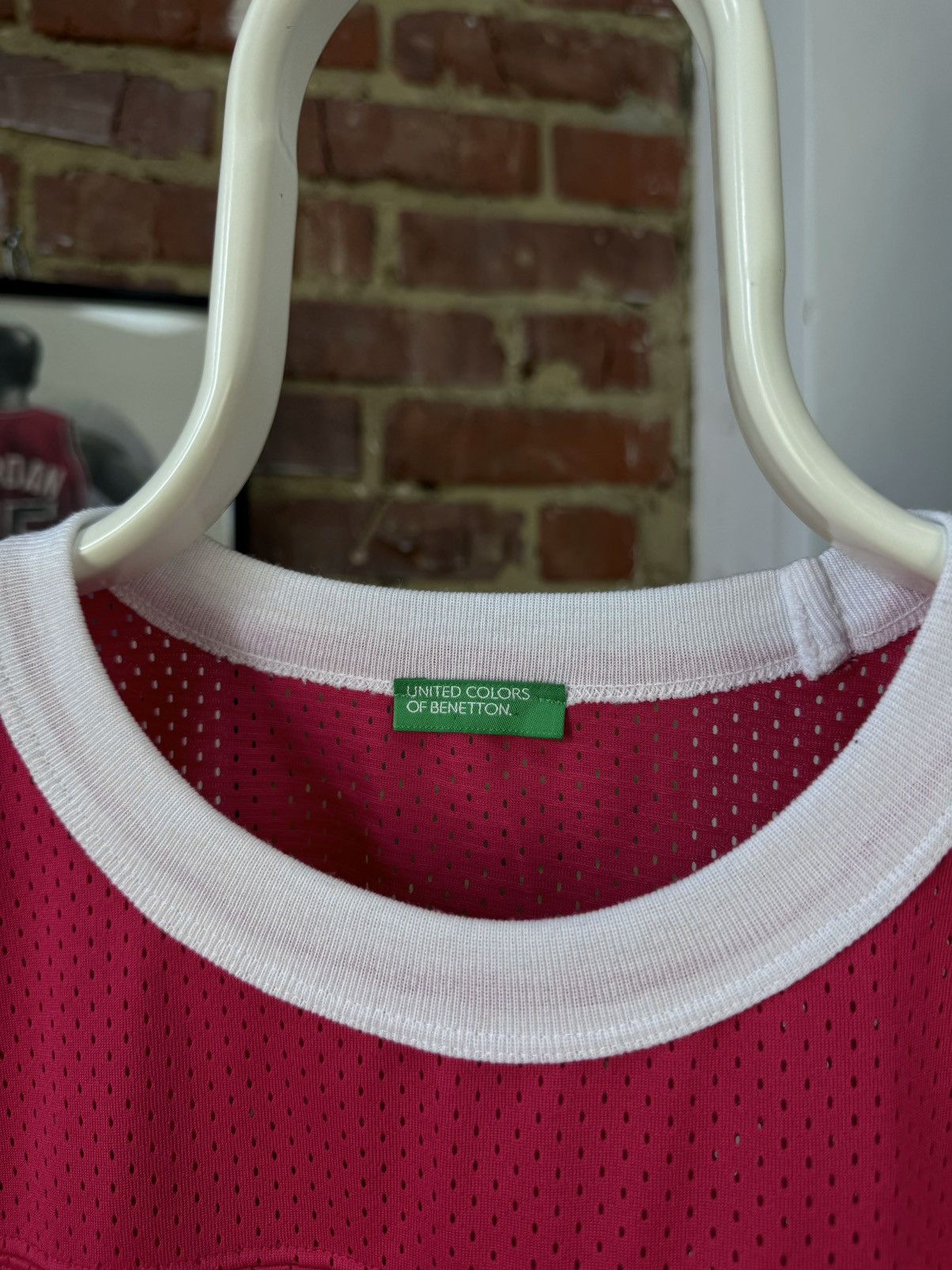 United Colors Of Benetton United Colors of Benetton 65 Pink Short Sleeve Jersey Size US S / EU 44-46 / 1 - 9 Thumbnail
