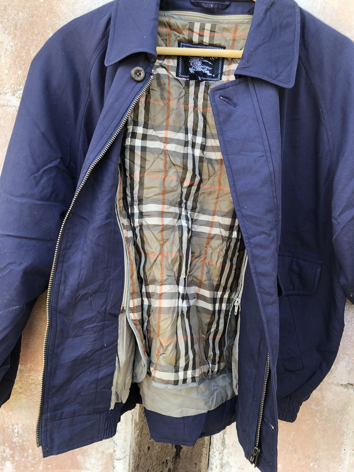 Burberry Burberry London Bomber Jacket Blue Size US M / EU 48-50 / 2 - 10 Thumbnail