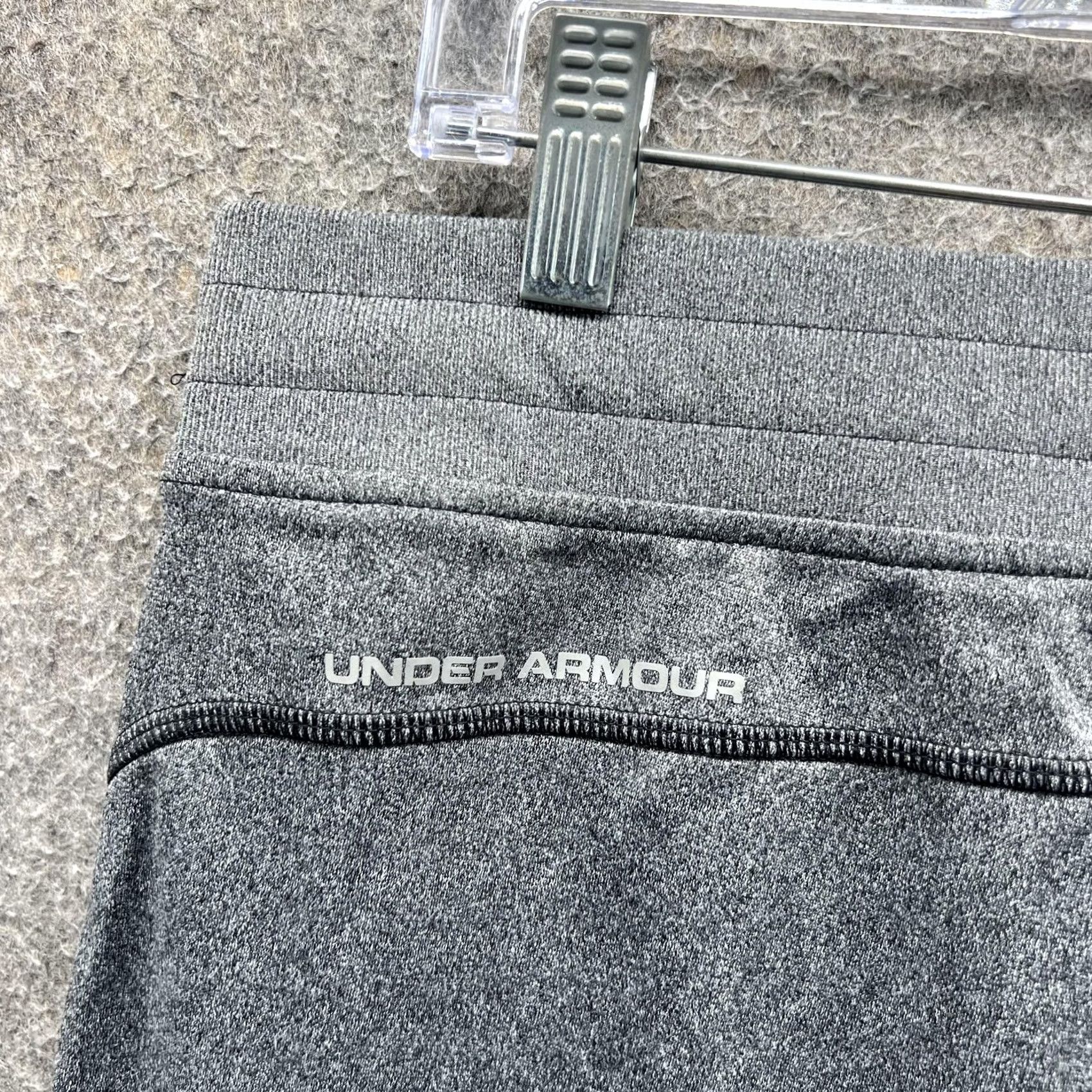 Under Armour Under Armour Jogger Pants Mens XL Gray Knit Elastic Waist Pockets Athletic Size US 36 / EU 52 - 6 Thumbnail