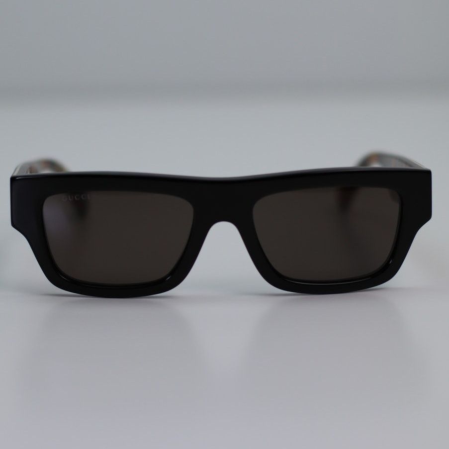 Gucci Gucci Sunglasses GG1301S 003 Black Dark Brown Men Authentic Size ONE SIZE - 6 Thumbnail