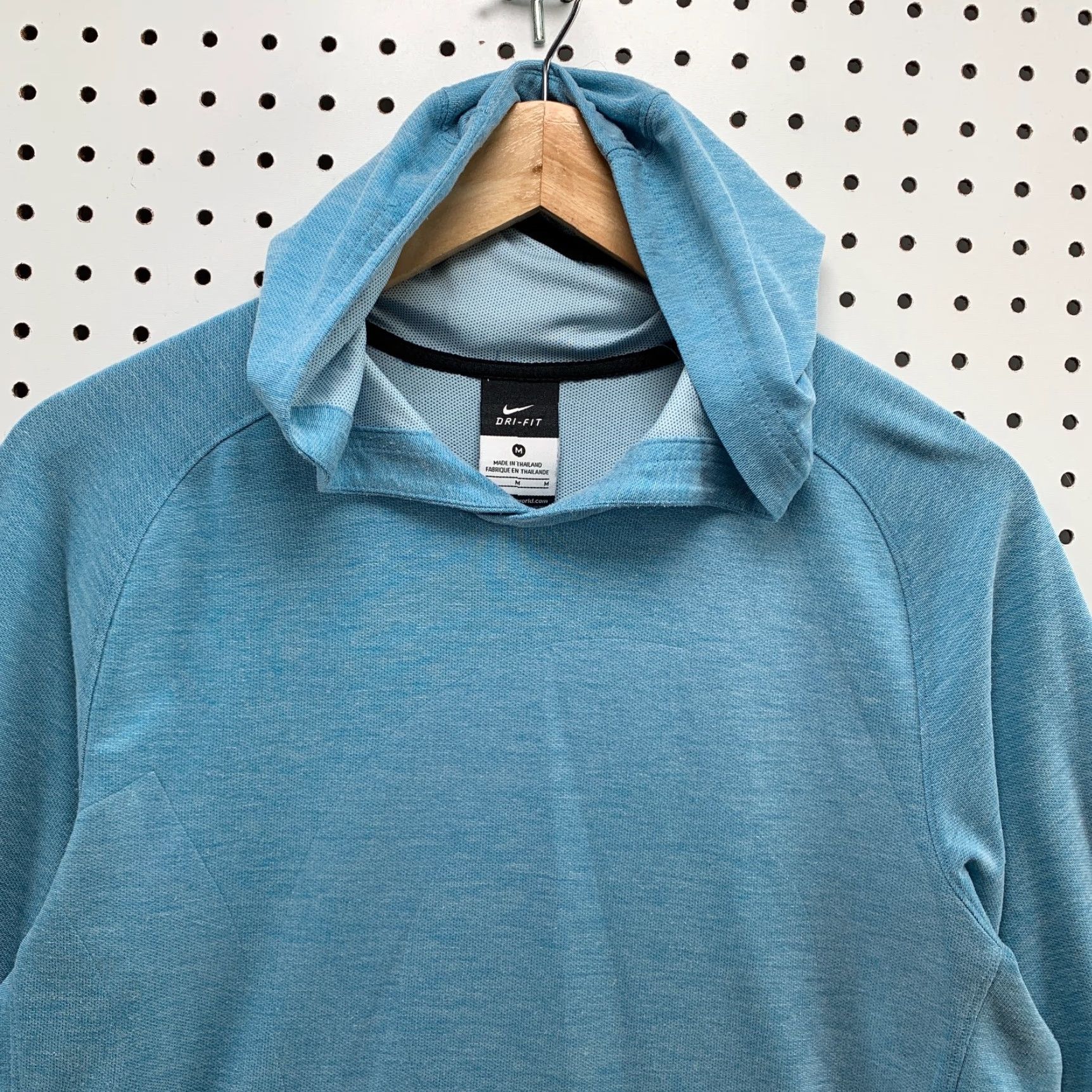 Nike Nike Dri-Fit Hooded Sweatshirt Blue Adult Medium Pullover Running Mens Size US M / EU 48-50 / 2 - 2 Thumbnail