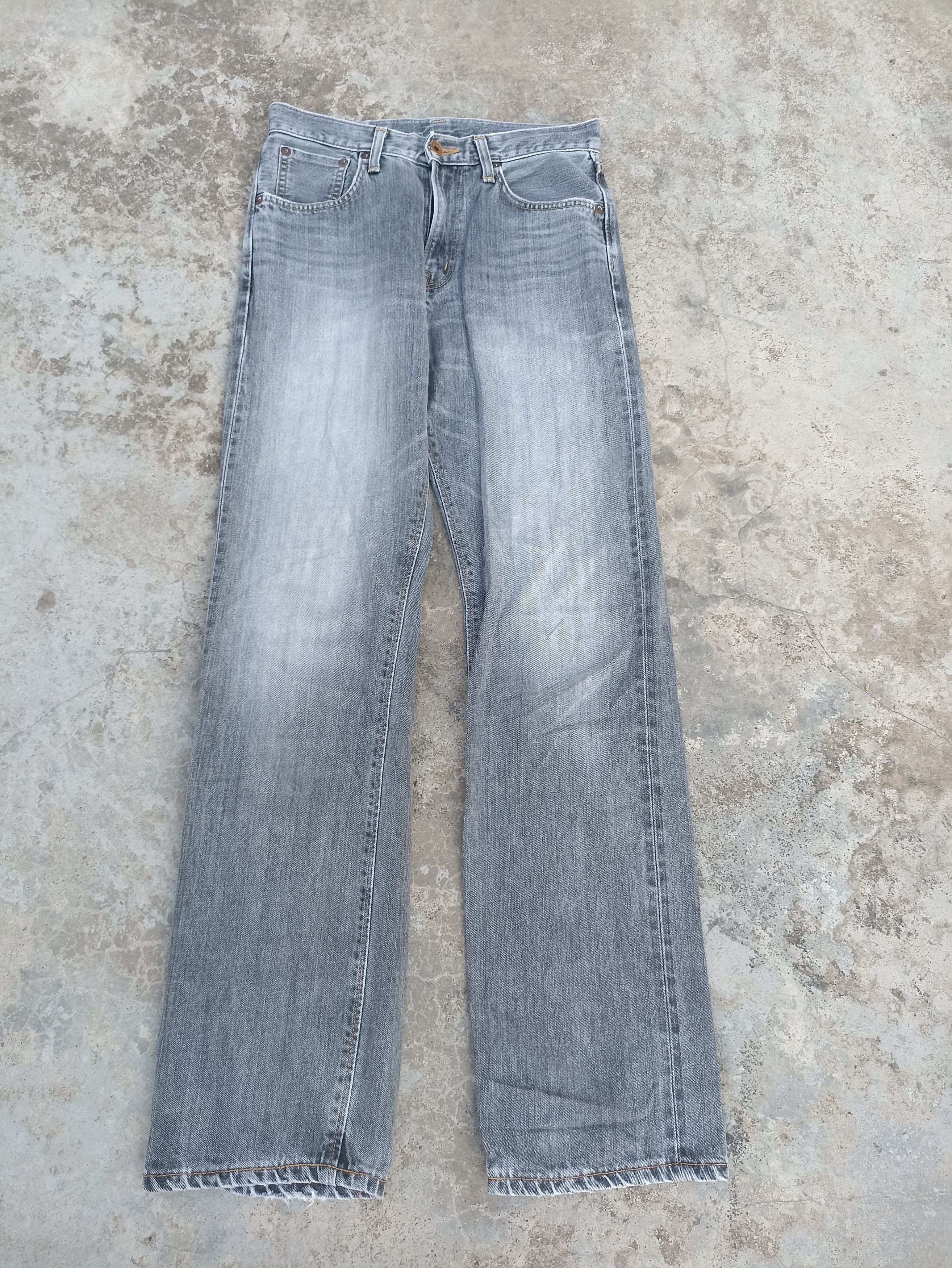 Beauty Beast Vintage Edwin jeans Edwin 505ZX denim washed black faded Size US 30 / EU 46 - 2 Thumbnail