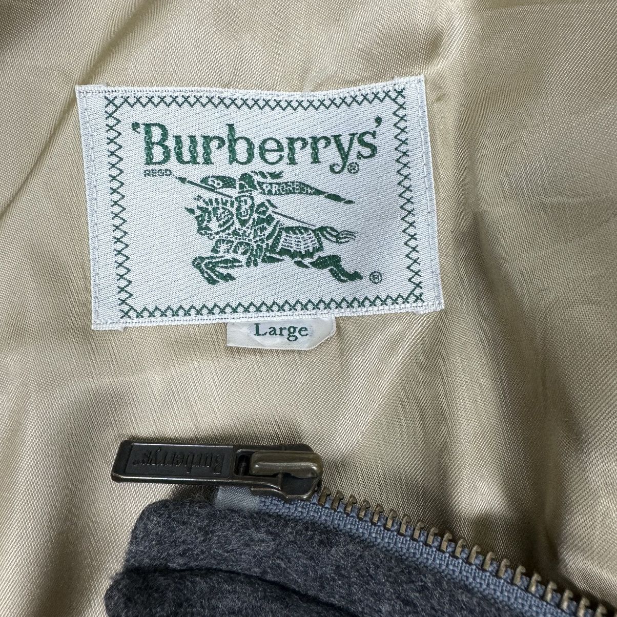 Burberry ☀️BURBERRY WOOL LIGHT ZIPPER JACKET Size US M / EU 48-50 / 2 - 10 Thumbnail