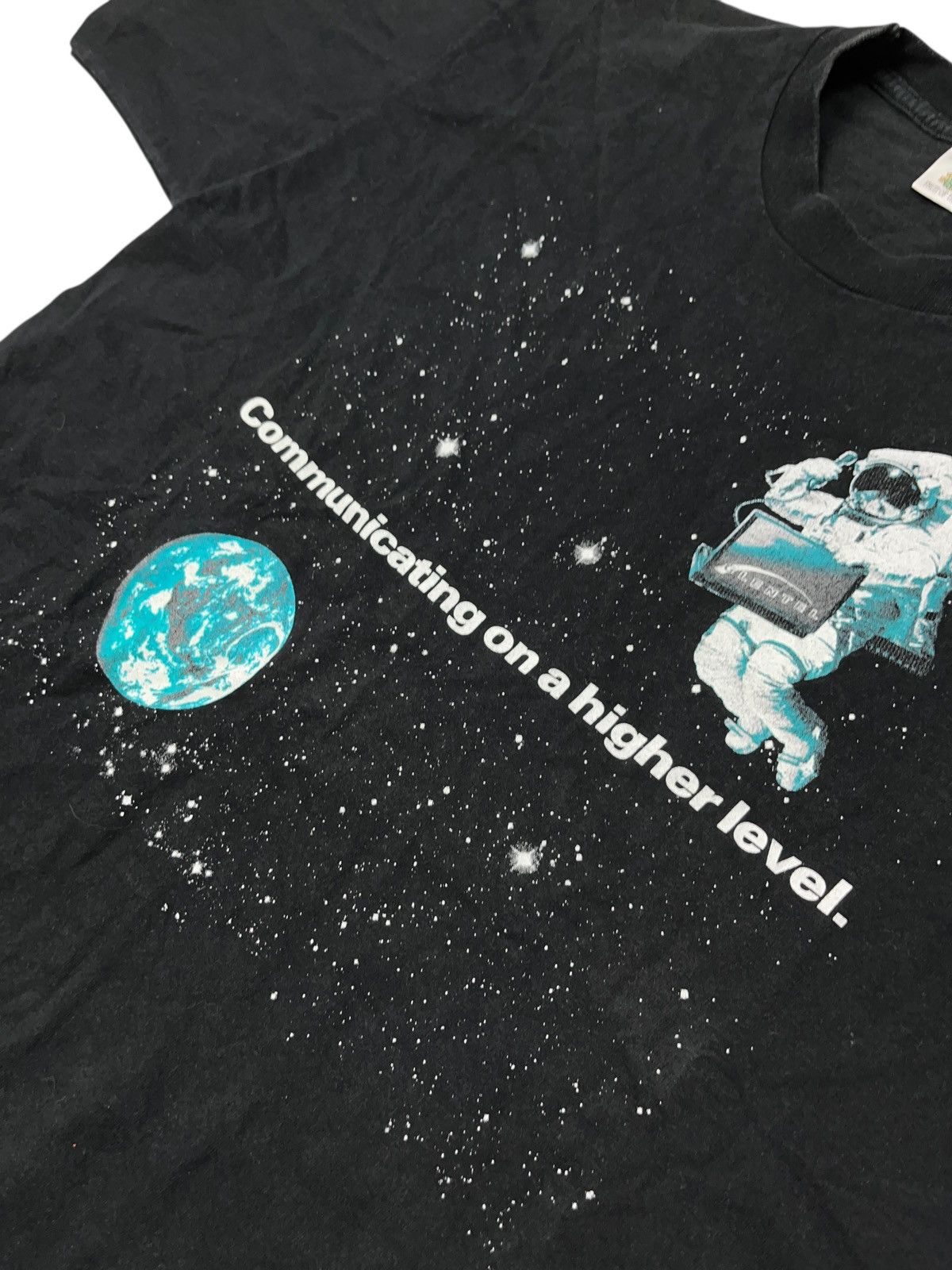 Fruit Of The Loom × NASA Vintage 90s Glentel Mobile Satellite Promo T-shirt Canada Size US XL / EU 56 / 4 - 3 Thumbnail