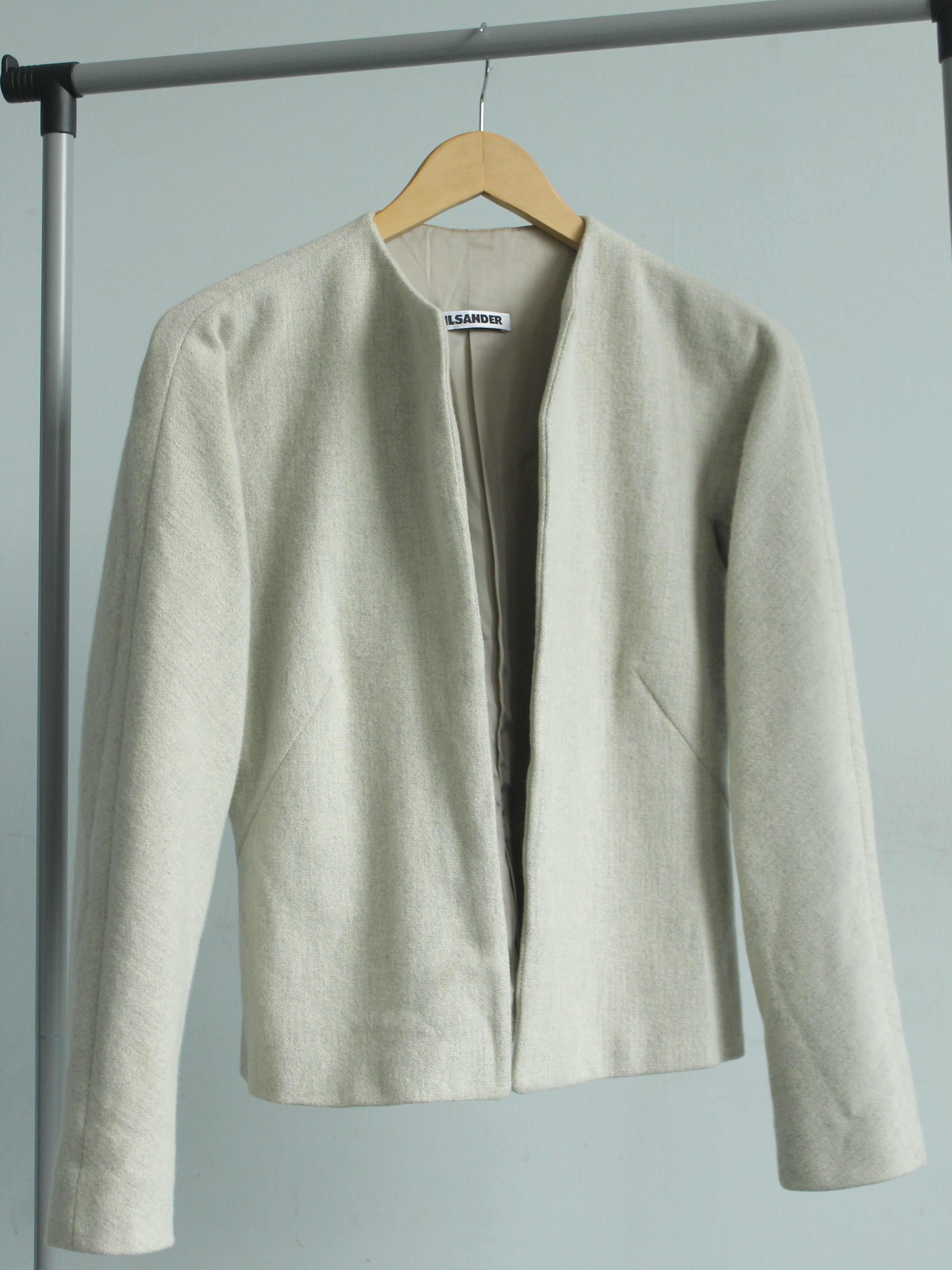 Jil Sander Jil Sander Cashmere Sweater Beige Milky Fleece Wool 38 Size XS / US 0-2 / IT 36-38 - 2 Thumbnail