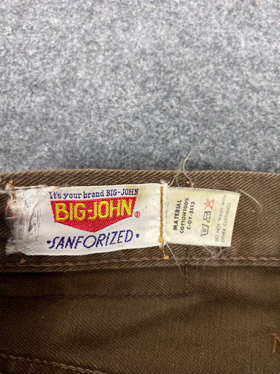 Big John vintage big john sanforized denim talon zipper Size US 27 - 11 Thumbnail