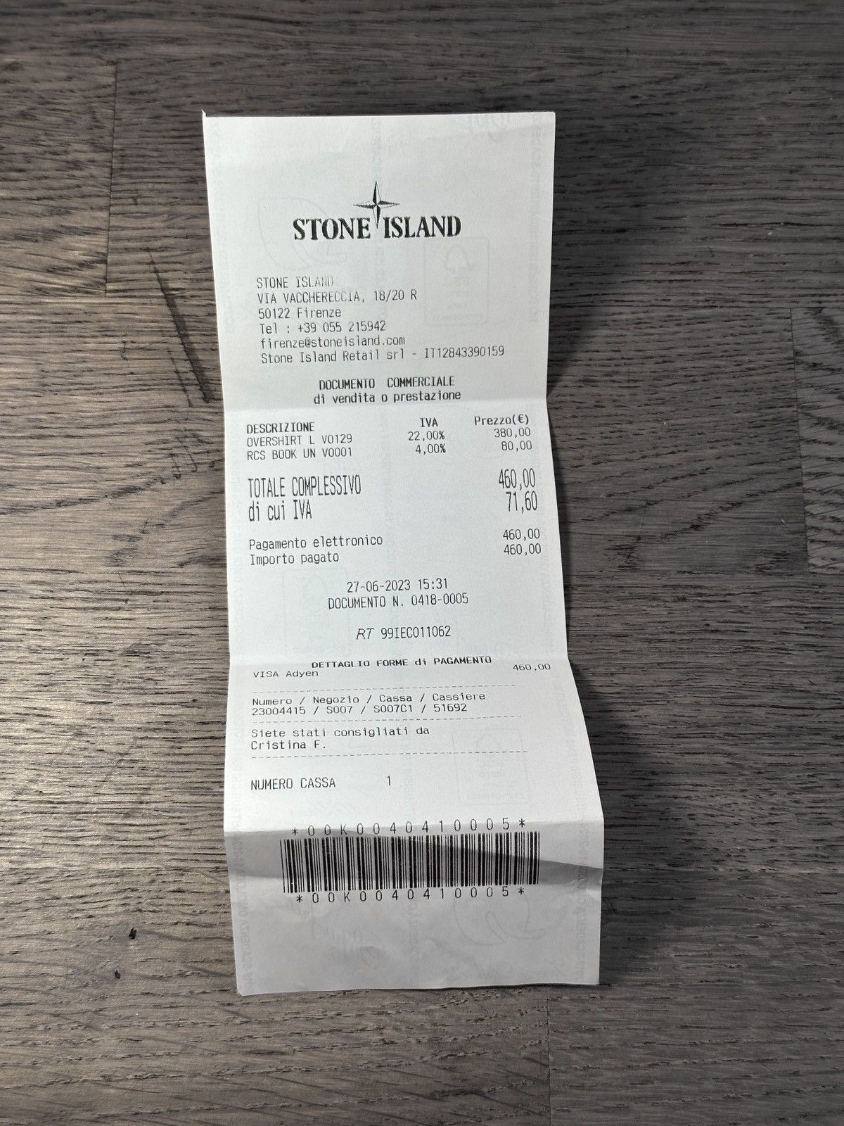 Stone Island OVERSHIRT, ORGANIC STRETCH BROKEN TWILL COTTON 'OLD' EFFECT Size US L / EU 52-54 / 3 - 10 Thumbnail