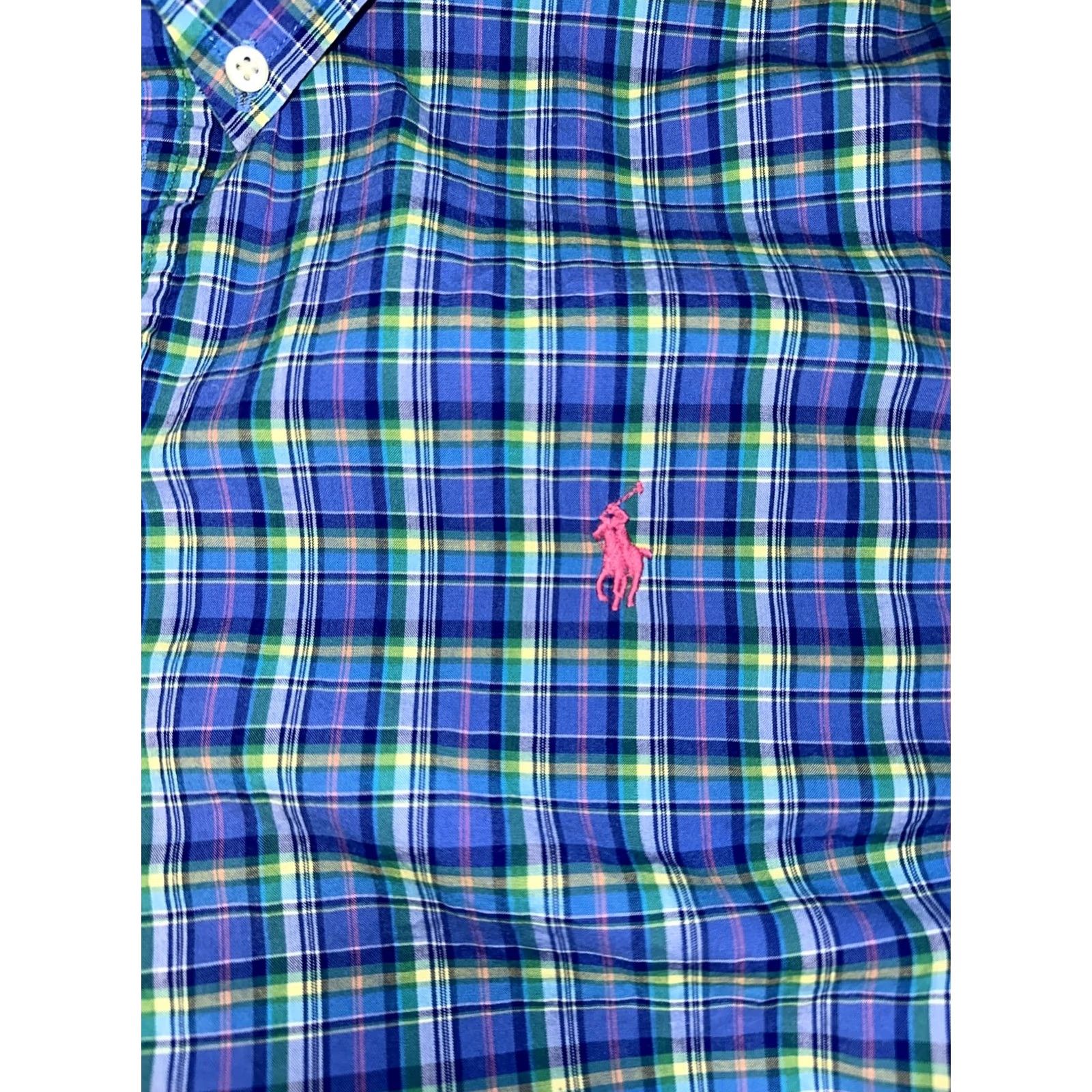 Ralph Lauren Ralph Lauren Button-Down XL Shirt Multicolor Plaid Long Sleeve Button-Up Size US XL / EU 56 / 4 - 2 Thumbnail