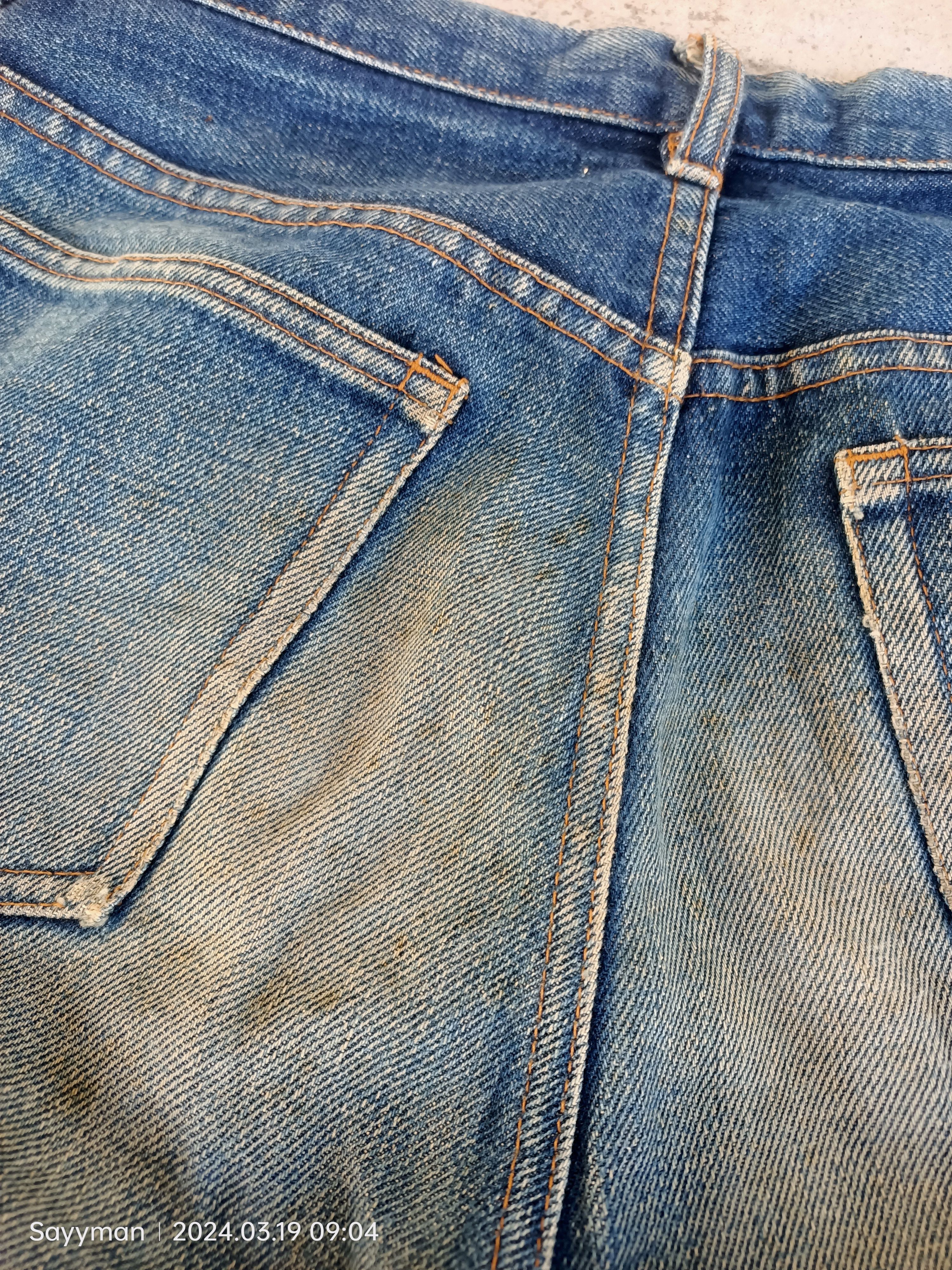 A.P.C. 💢 Selvedge Vintage A.P.C Faded Blue Jeans Size US 28 / EU 44 - 9 Thumbnail