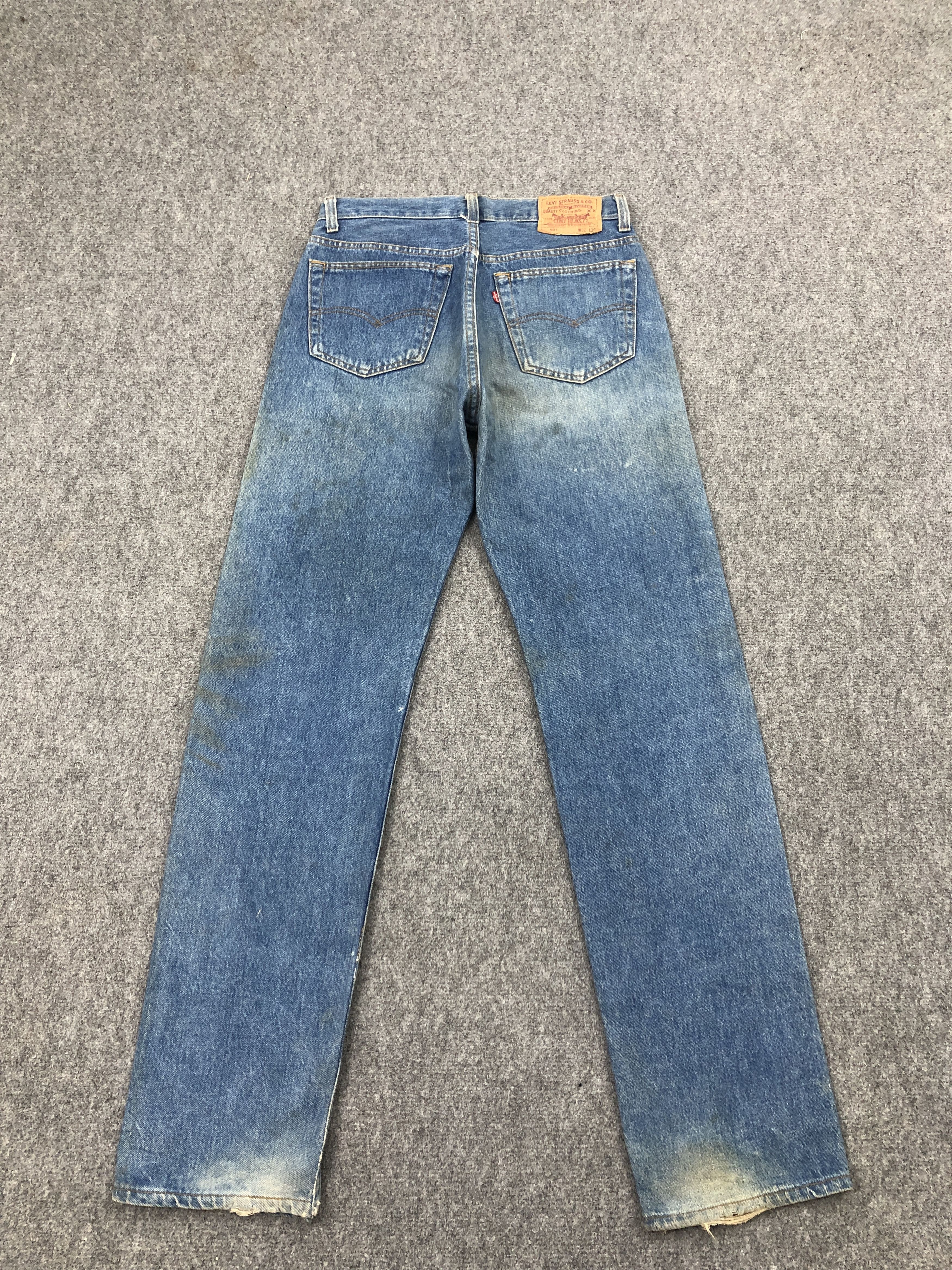 Levi's × Vintage Vintage 90s Levis 501 Light Blue Jeans Size US 29 - 3 Thumbnail