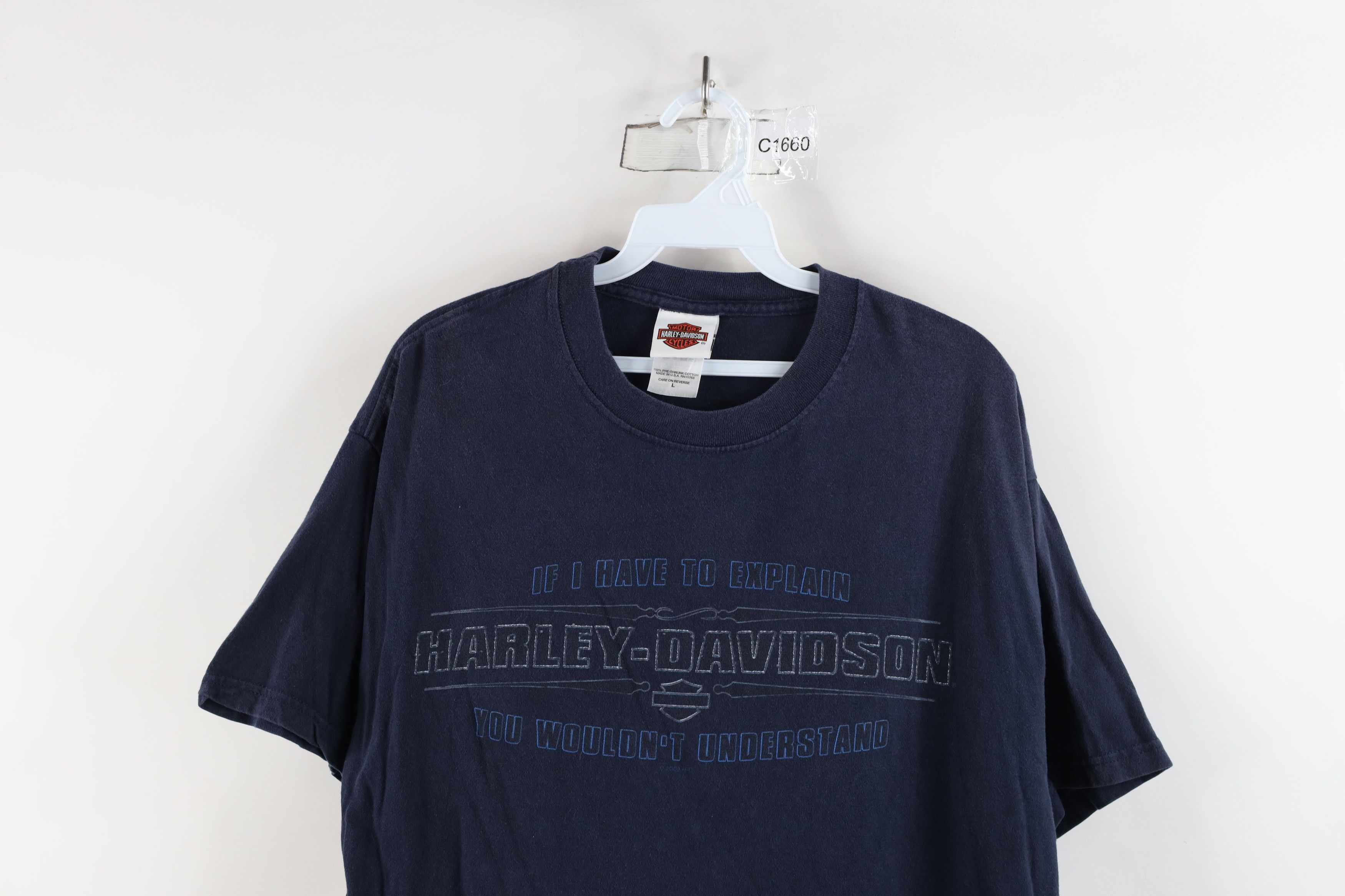 Harley Davidson × Vintage Vintage Y2K Harley Davidson Spell Tribal Alaska T-Shirt USA Size US L / EU 52-54 / 3 - 2 Thumbnail