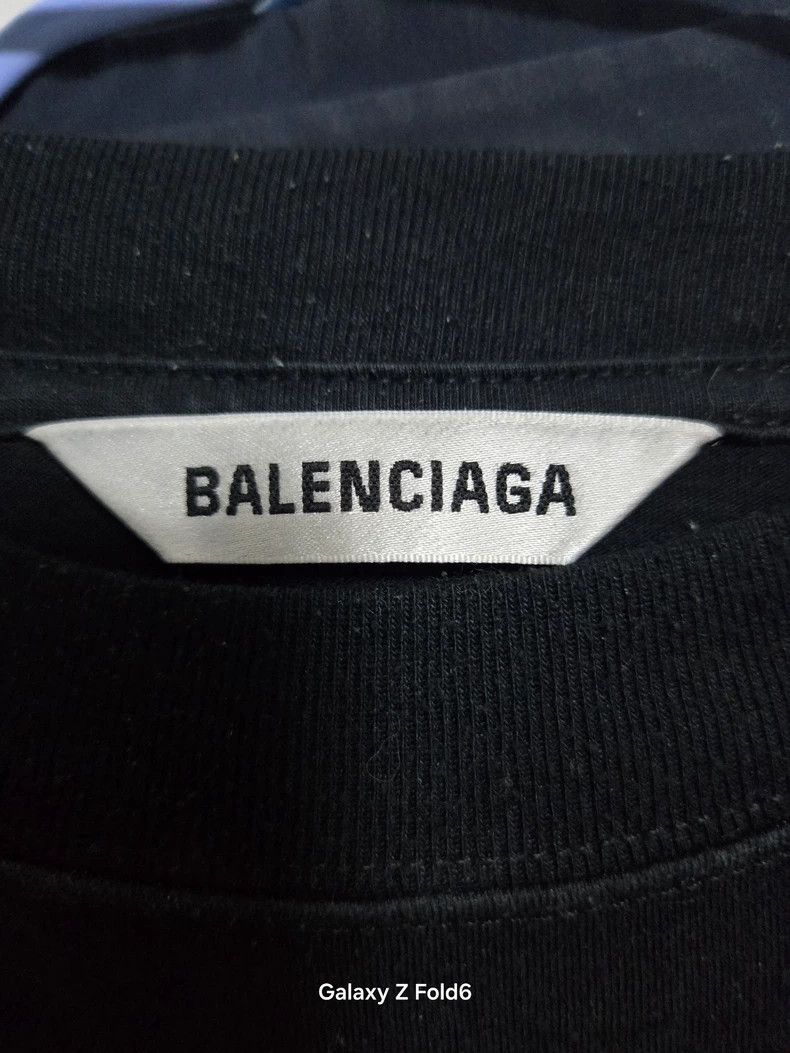 Balenciaga Balenciaga Black logo short sleeve T-shirt Size US XS / EU 42 / 0 - 2 Thumbnail