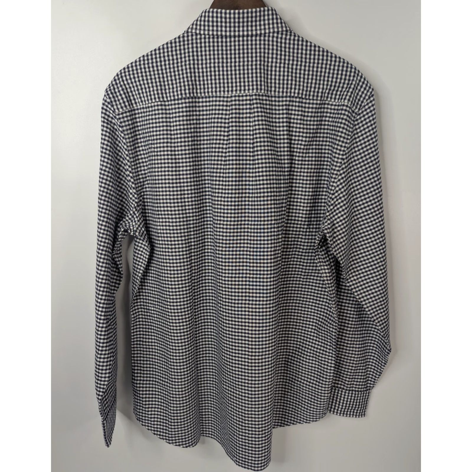 Vintage Line of Trade Shirt Mens XL Button-Down Cotton Oxford Plaid Preppy City Classic White Non-Novelty Size US XL / EU 56 / 4 - 4 Thumbnail