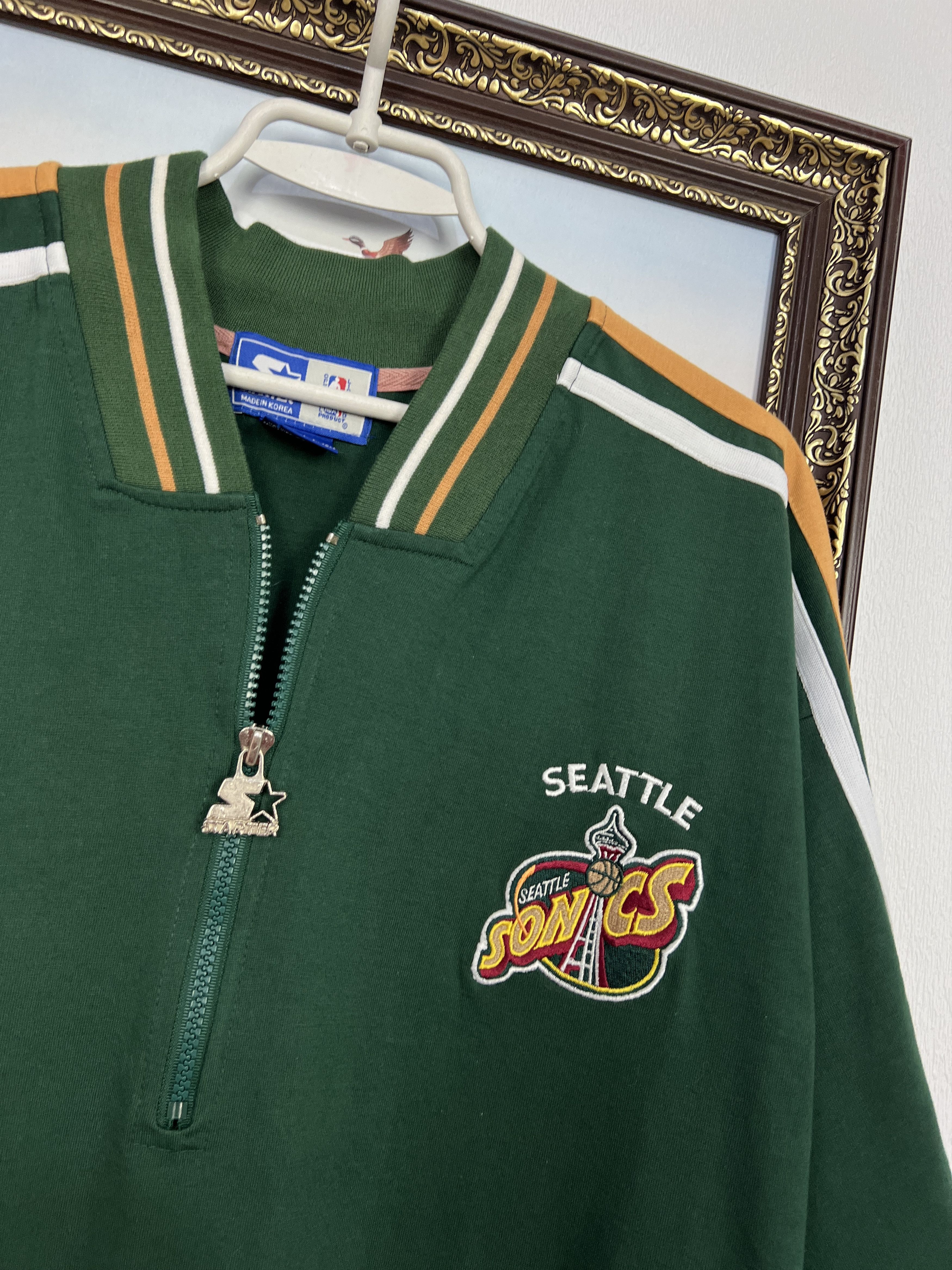 Starter Vintage Seattle Supersonics Sonics Jersey Shirt NBA Trikot Size US XL / EU 56 / 4 - 3 Thumbnail