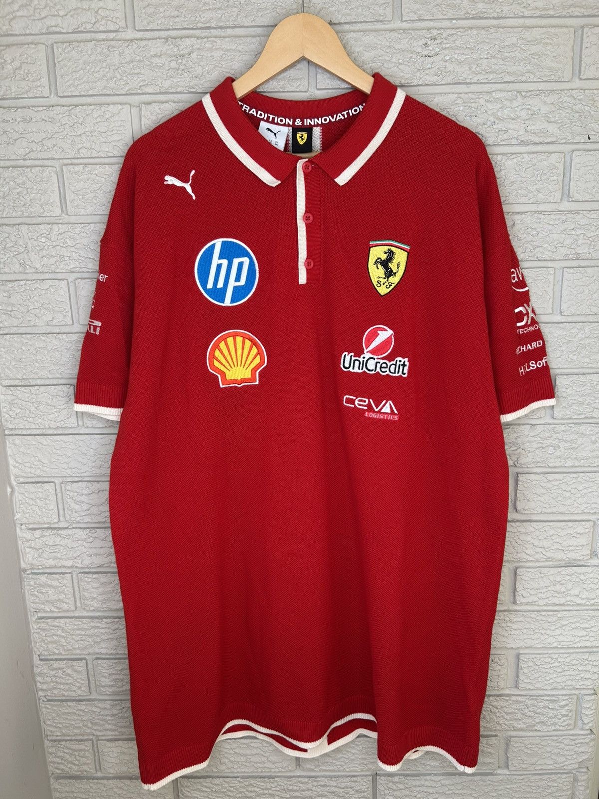 Puma Ferrari Scuderia Knit Polo Shirt