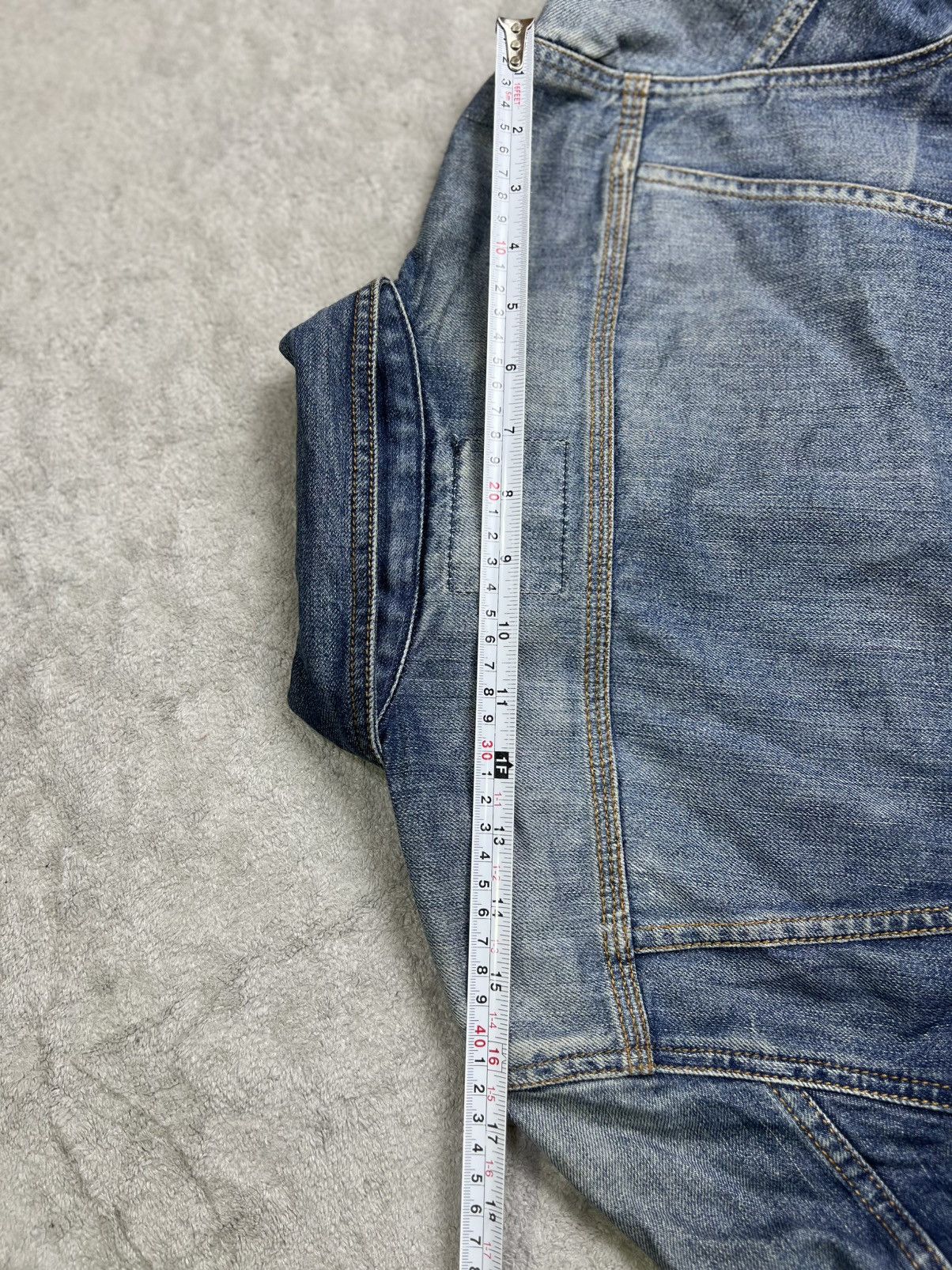 Diesel Vintage Diesel Industry Denim Jacket Distressed Wash Trucker Size US M / EU 48-50 / 2 - 15 Thumbnail