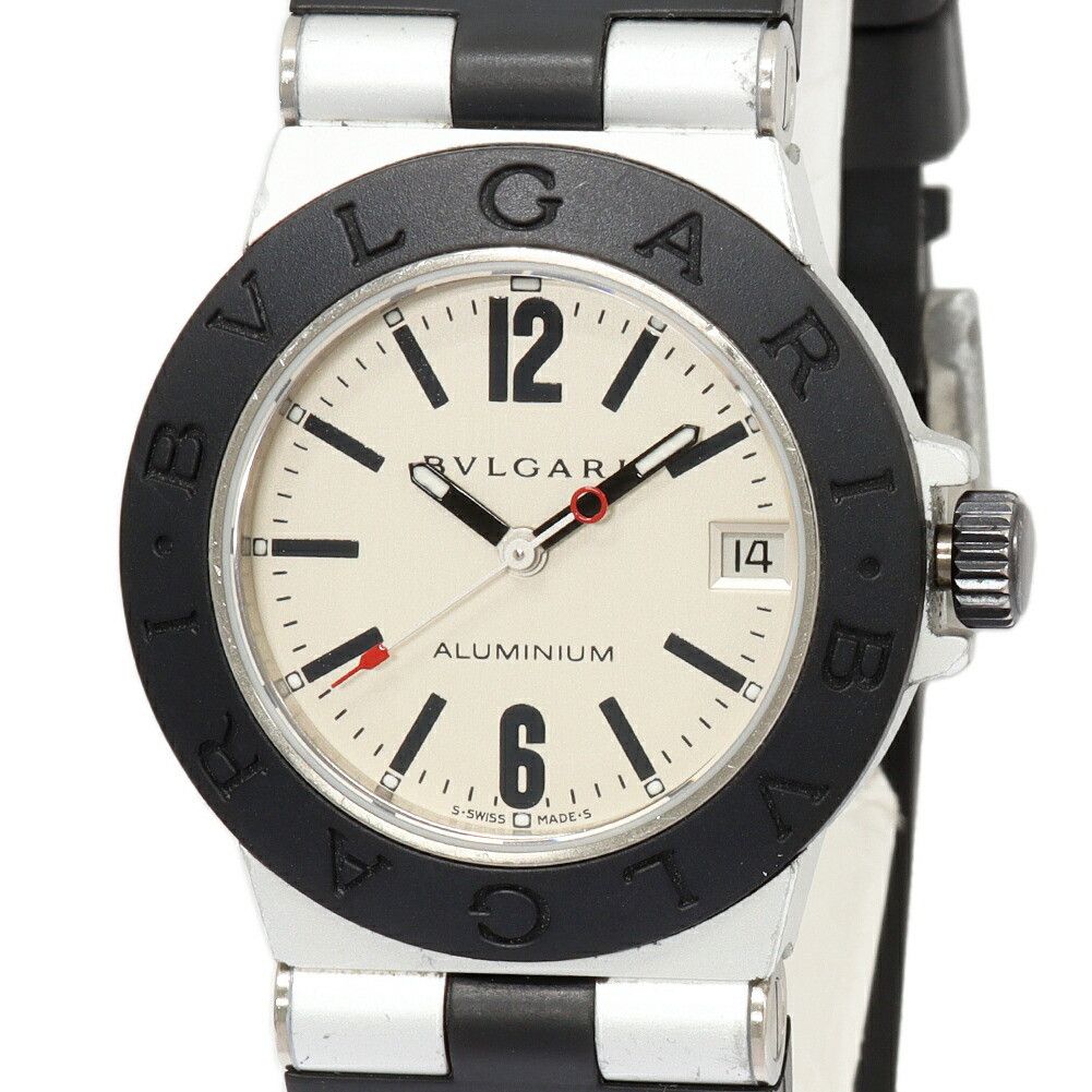 Bvlgari Bvlgari Bvlgari Aluminium Aluminium Metal Quartz AL32TA DUTY FREE for USA Size ONE SIZE - 1 Thumbnail