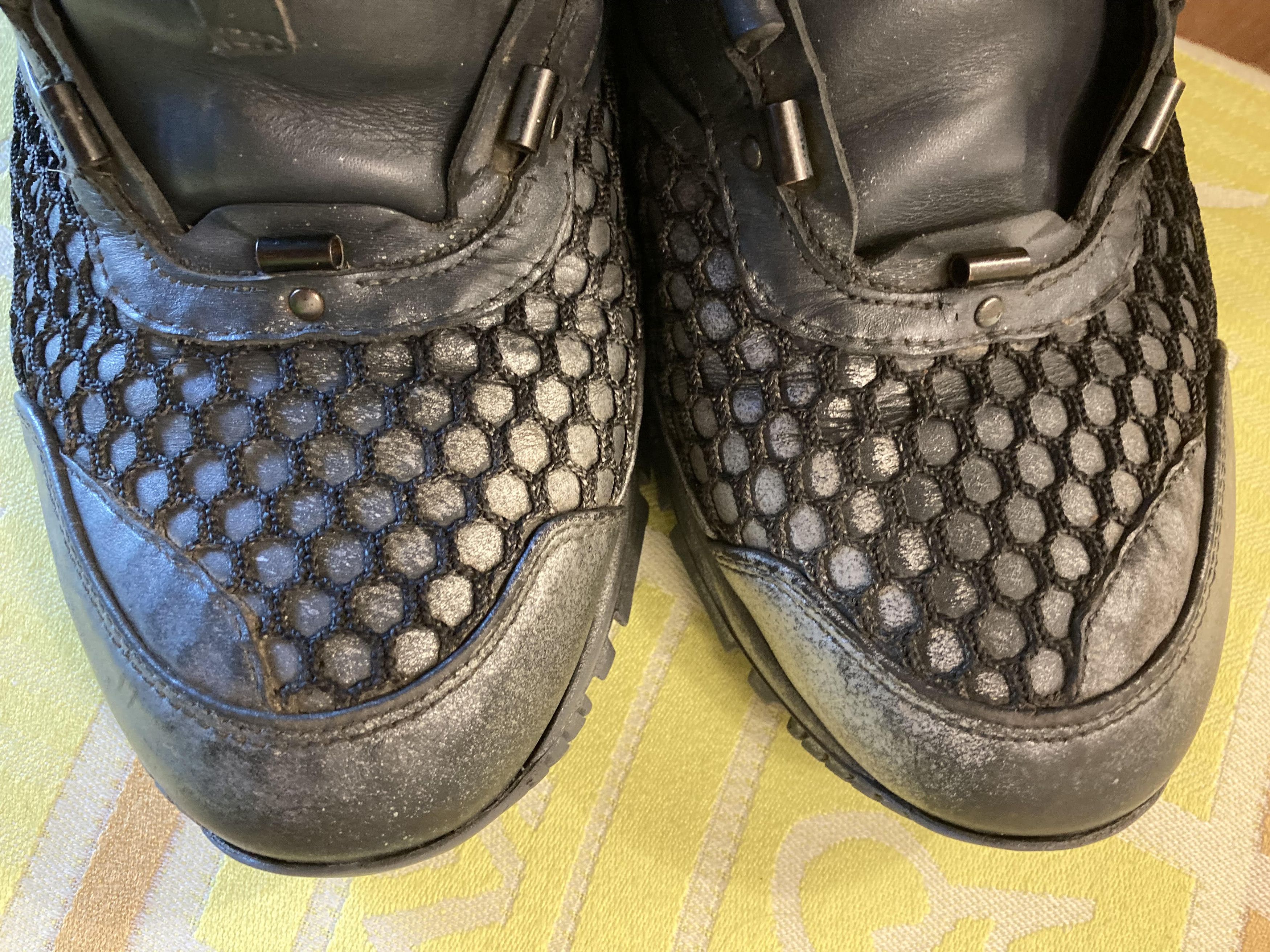 Lanvin Vintage 2000s LANVIN Metallic Grey trainers sneakers Size US 9 / EU 42 - 13 Thumbnail