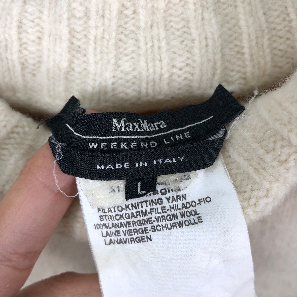 Weekend Max Mara Luxury Italian Designer MAX MARA WEEKEND Line Knitwear Women Size L / US 10 / IT 46 - 4 Thumbnail