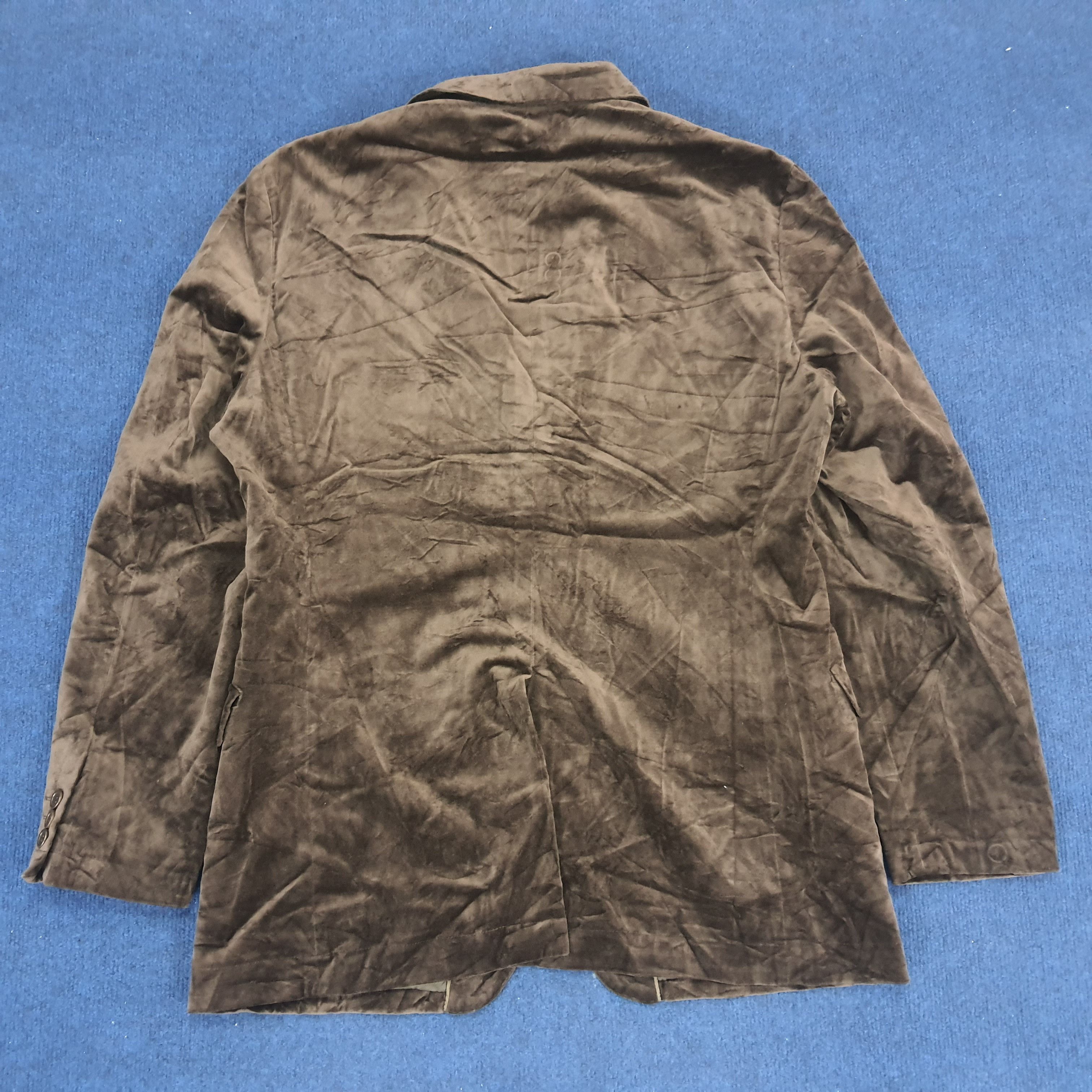 Japanese Brand × Vintage × Yohji Yamamoto Vintage A.A.R Yohji Design Studio Velvet Blazer Size US M / EU 48-50 / 2 - 3 Thumbnail
