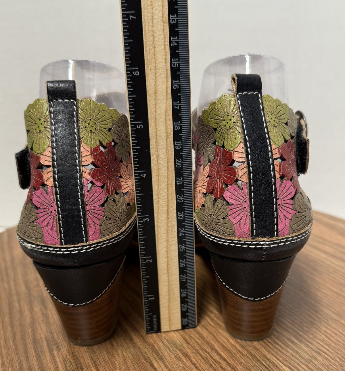 Other Spring Step L’Artiste Women Black/Multi Avnia Ankle Sandal Size US 11 / IT 41 - 4 Thumbnail