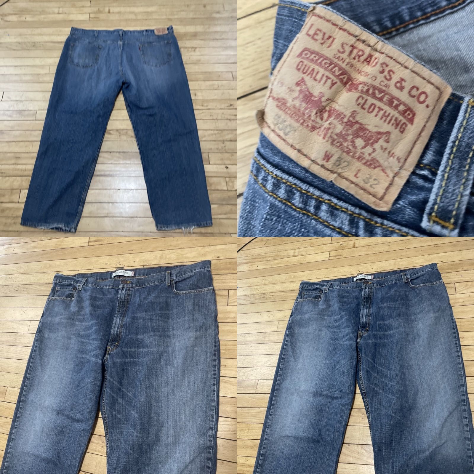 Levi's VINTAGE Levi’s Jeans 550 Jeans Men 52x30 Baggy Y2k Relaxed Fit Blue Streetwear Denim Men Size US 36 / EU 52 - 9 Thumbnail