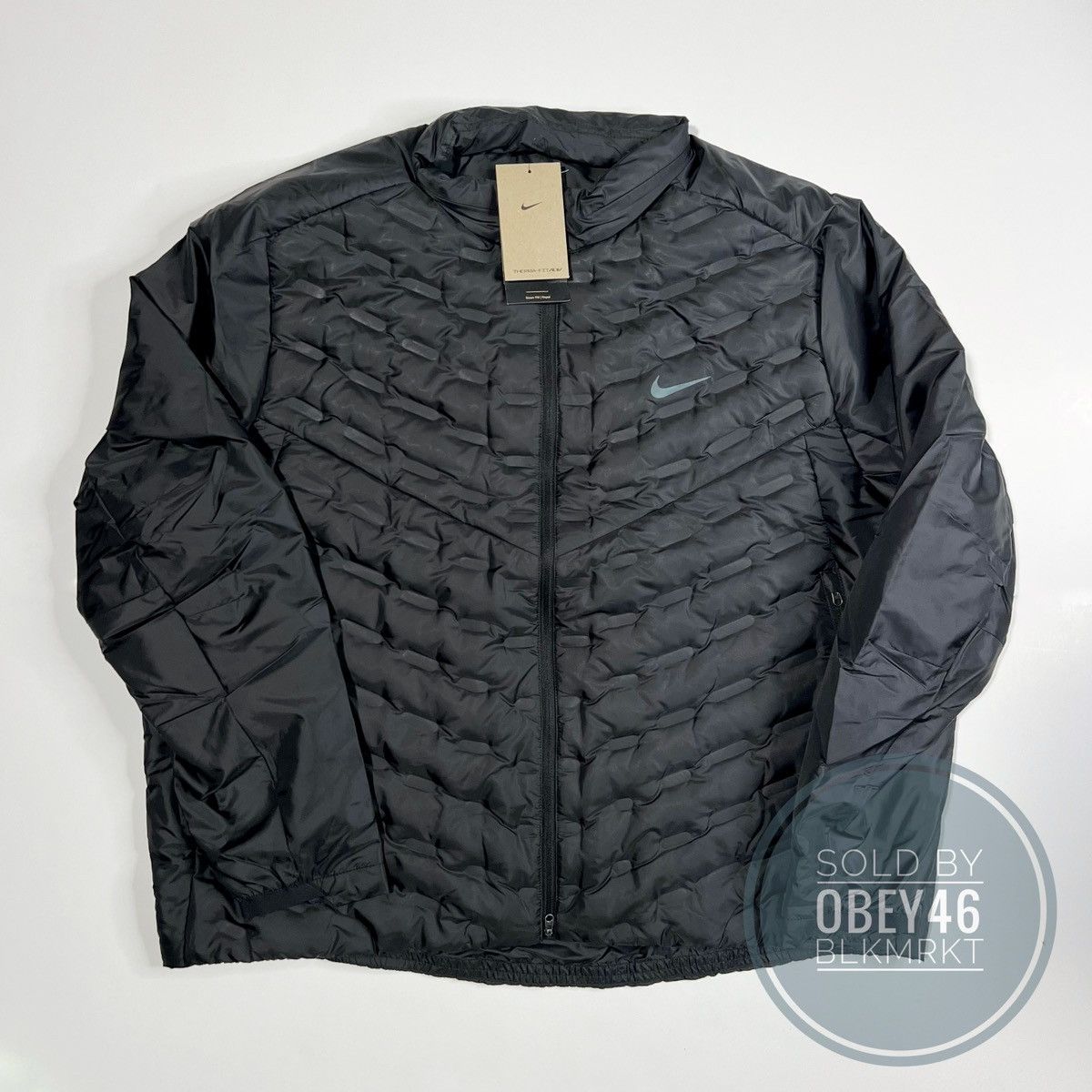 Nike Nike Therma-FIT ADV AeroLoft Repel Down Running Jacket Black Size US XXL / EU 58 / 5 - 1 Thumbnail