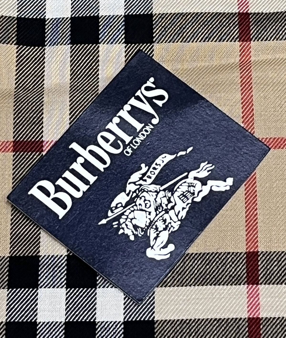 Burberry Vintage Burberrys Nova Check Handkerchief NOS Japan Size ONE SIZE - 7 Thumbnail