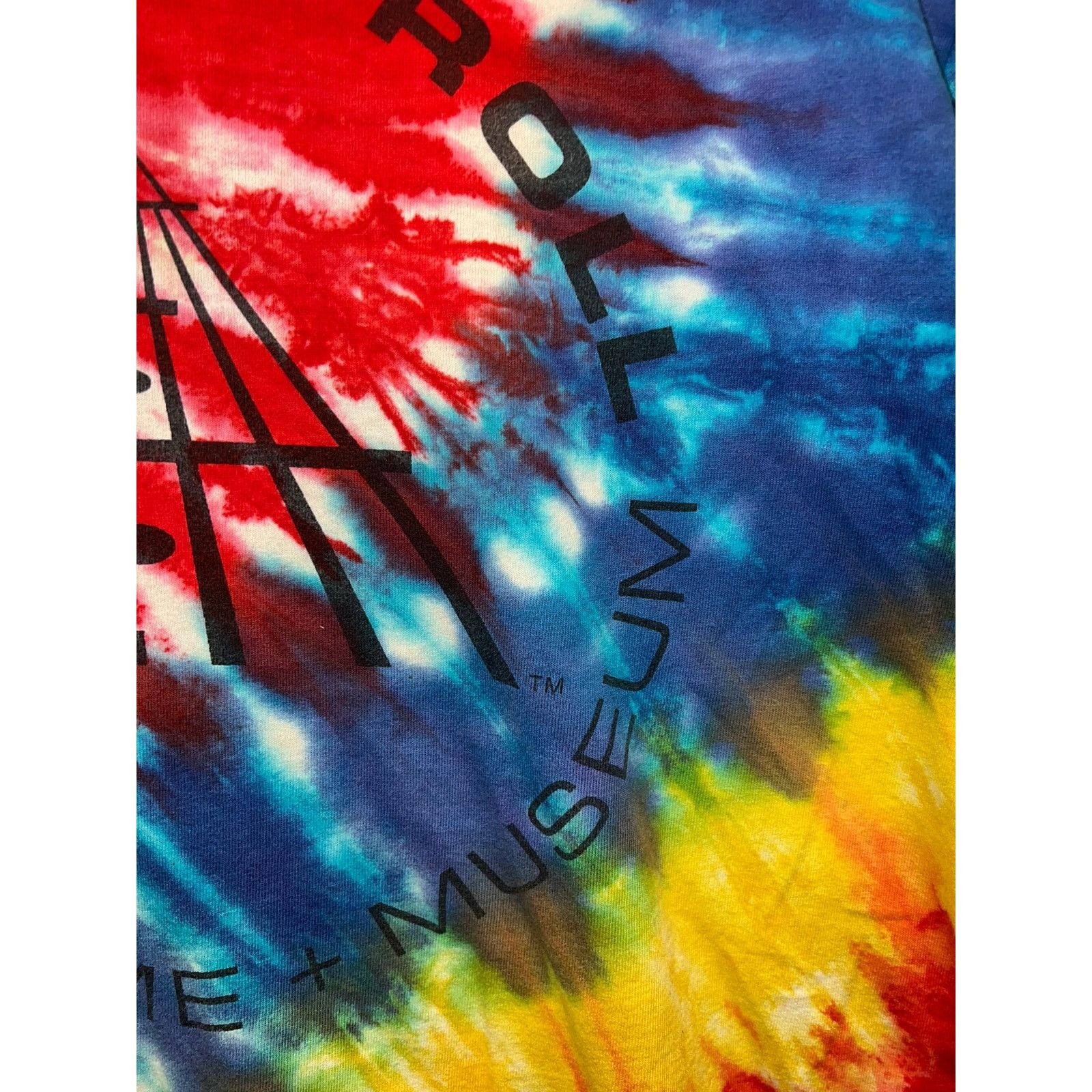 Jerzees Vintage Rock And Roll Hall Of Fame Shirt Museum Tie Dye XL Size US XL / EU 56 / 4 - 4 Thumbnail
