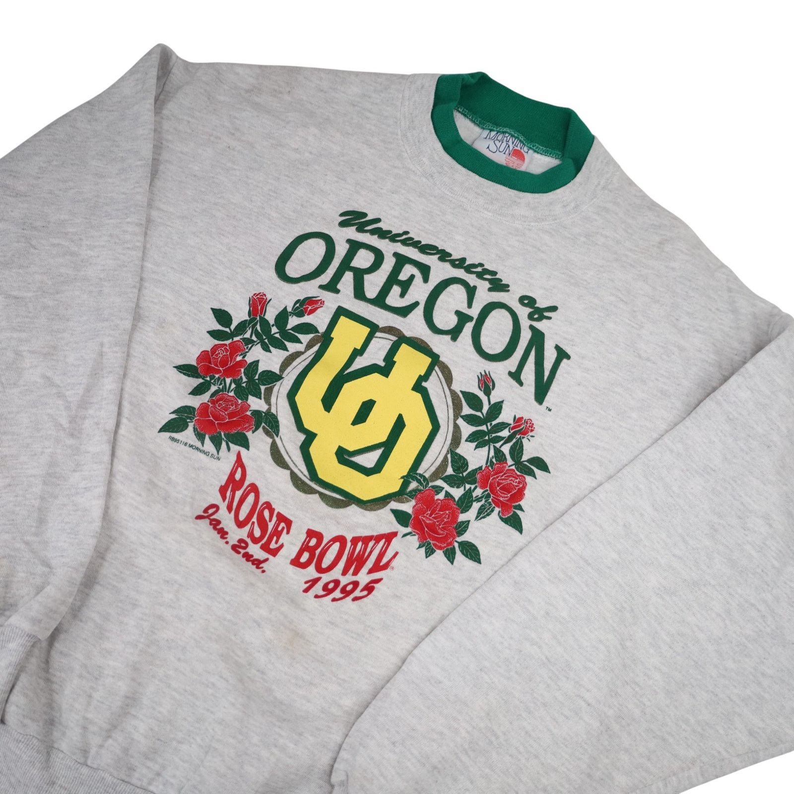 NCAA × Vintage VTG 1995 University of Oregon Rose Bowl Graphic Sweatshirt Size US L / EU 52-54 / 3 - 2 Thumbnail
