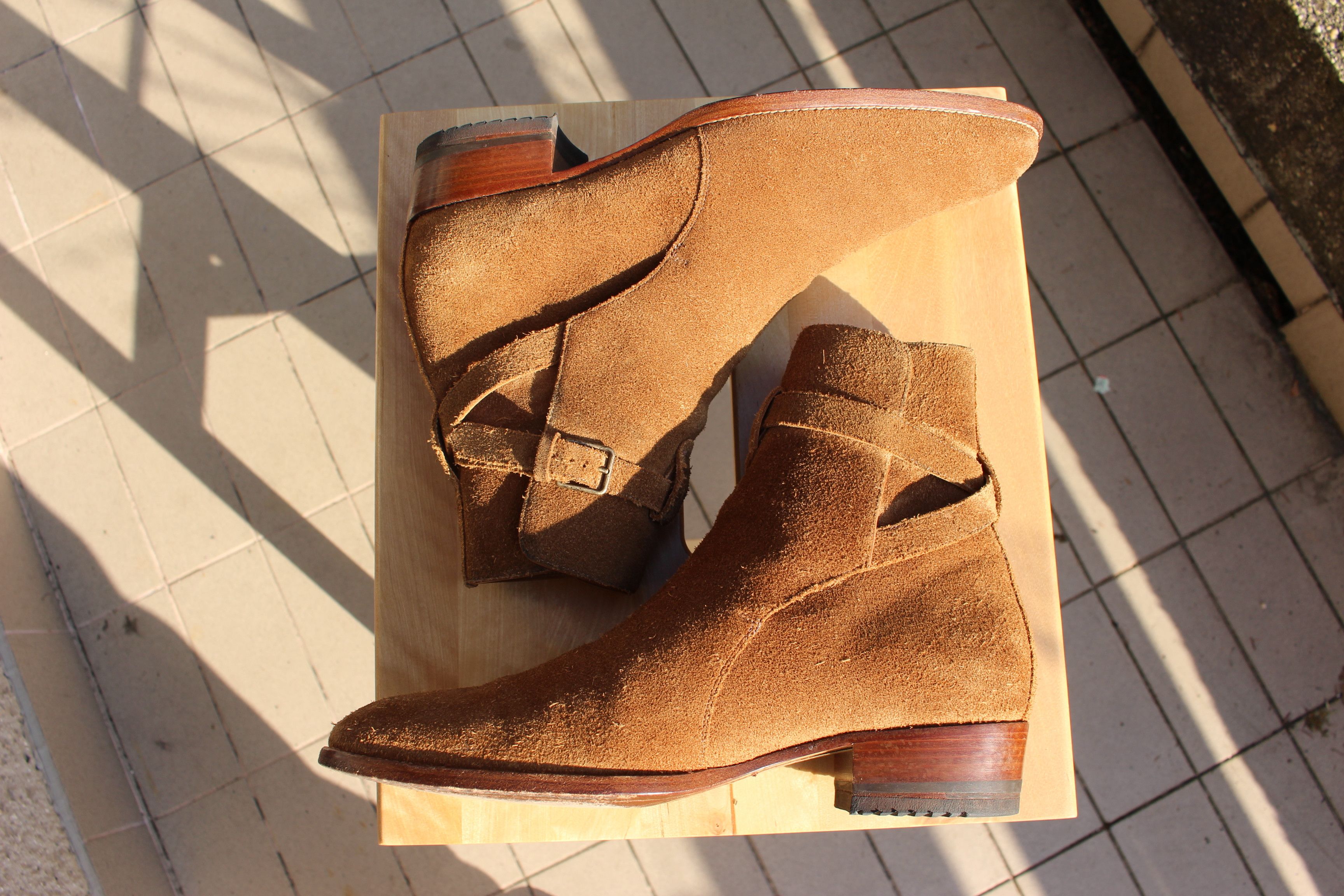 Hedi Slimane × Saint Laurent Paris Suede Jodhpur Boots Size US 8 / EU 41 - 3 Thumbnail