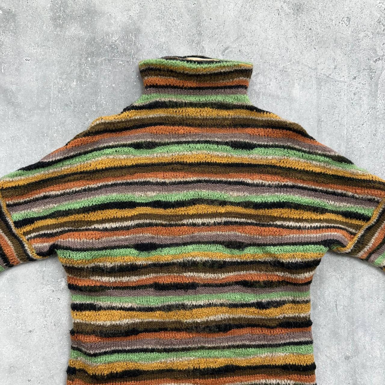 Missoni Missoni Sport Wool Blend Striped Turtleneck Knit Pullover 44 Size M / US 6-8 / IT 42-44 - 8 Thumbnail