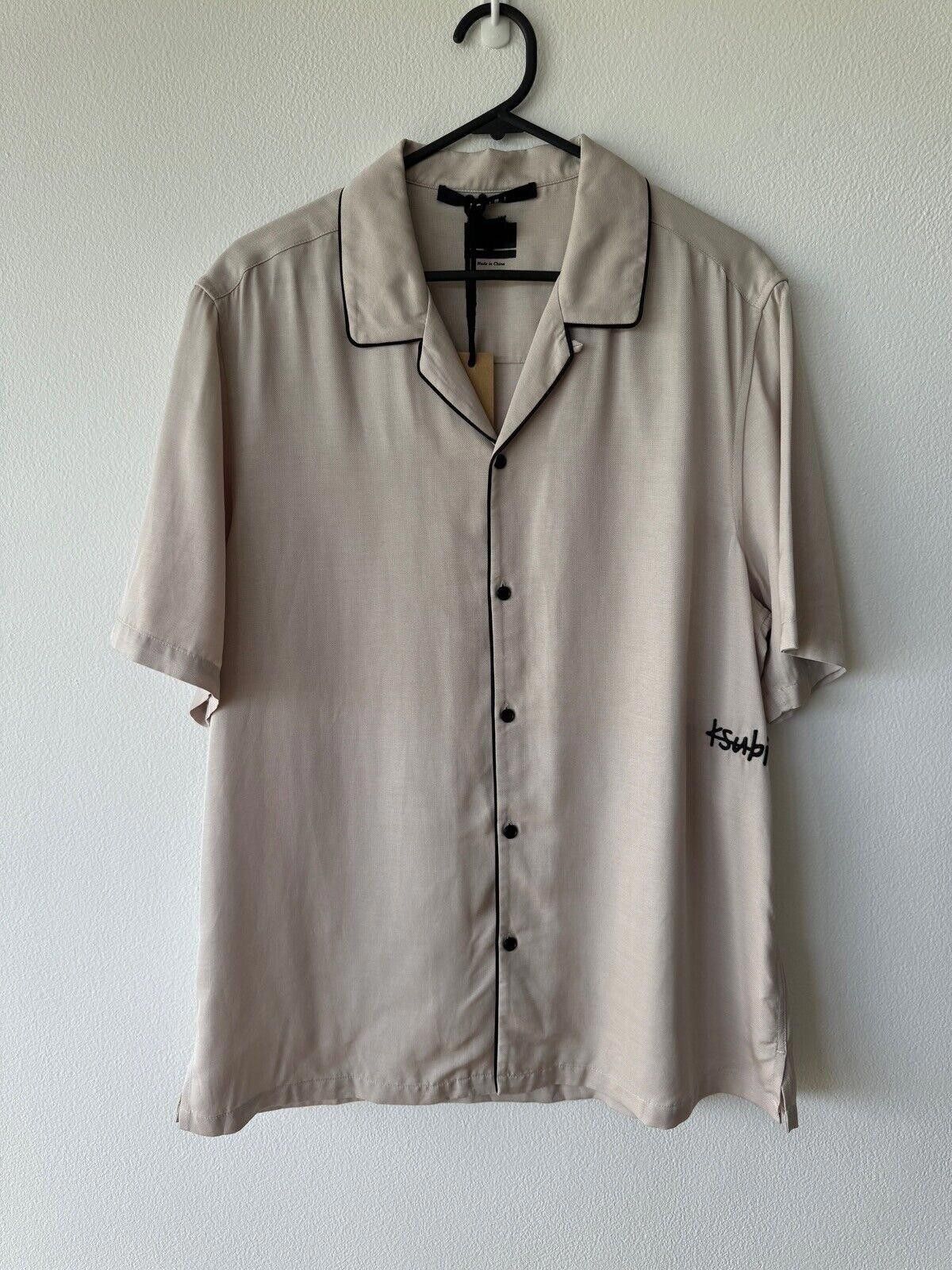 Ksubi new ksubi medium m short sleeve shirt resort downtown grey Size US M / EU 48-50 / 2 - 1 Thumbnail