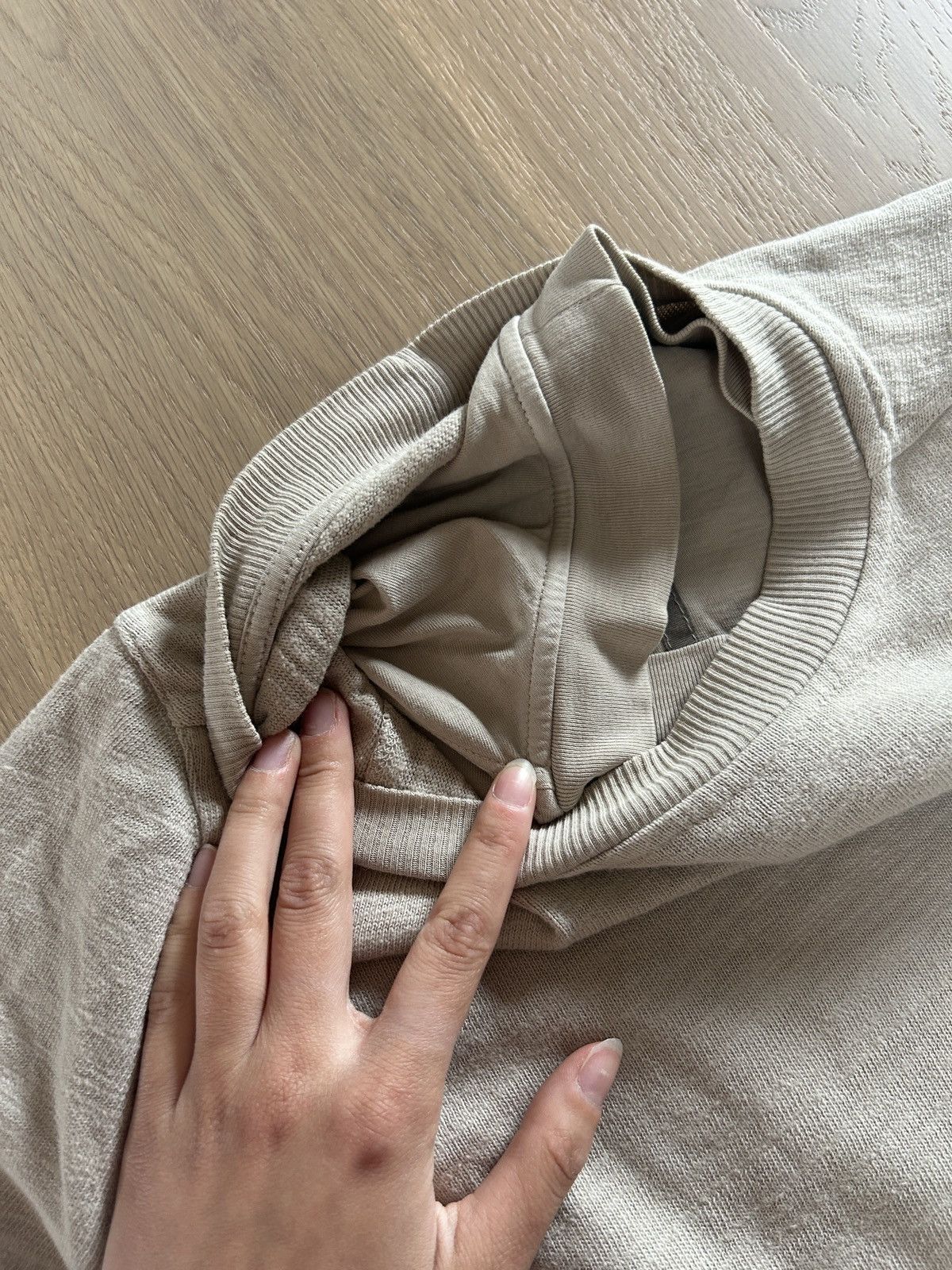 Rick Owens Drkshdw Rick Owens drkshdw Hustler T Shirt in Pearl Size US L / EU 52-54 / 3 - 5 Thumbnail
