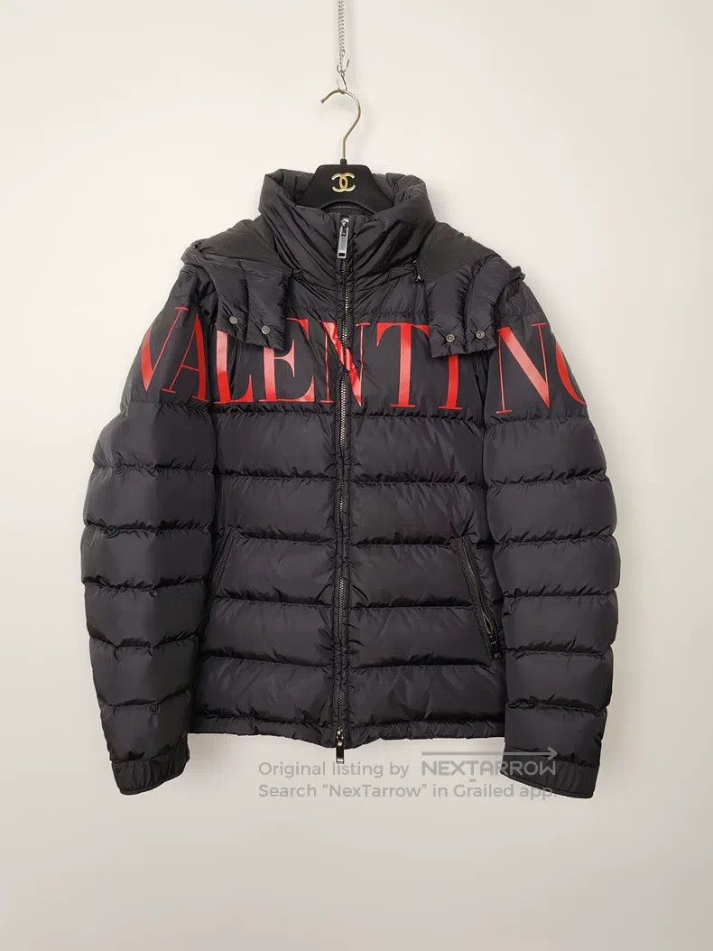 Valentino Valentino Down jacket with printed logos Size US M / EU 48-50 / 2 - 1 Thumbnail