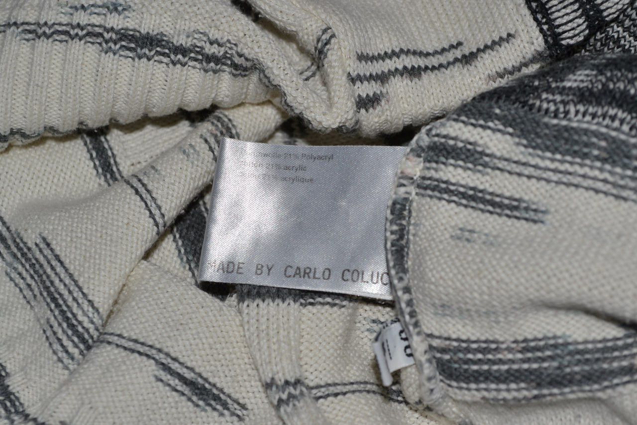 Carlo Colucci Men's Carlo Colucci Knit Coogi Style Sweater Size 50 Size US M / EU 48-50 / 2 - 7 Thumbnail