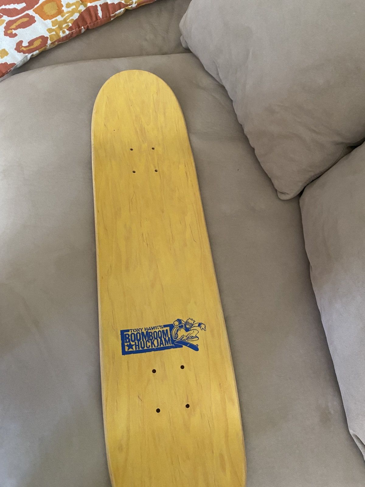 Tony Hawk Autographed 2000’s Tony Hawk Boom Boom HuckJam Skate Deck Size ONE SIZE - 6 Thumbnail