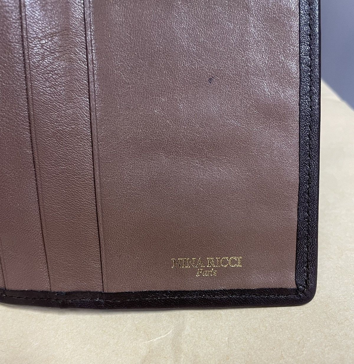 Other 💯 AUTHENTIC NINA RICCI MENS LEATHER LONG WALLET Size ONE SIZE - 5 Thumbnail