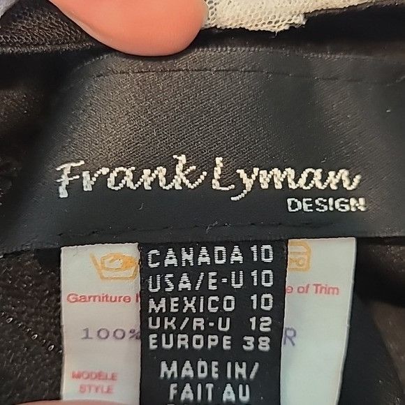 Frank Lyman Frank Lyman Art To Wear Womens 10 Avant Garde Y2K Top Floral Size L / US 10 / IT 46 - 7 Thumbnail