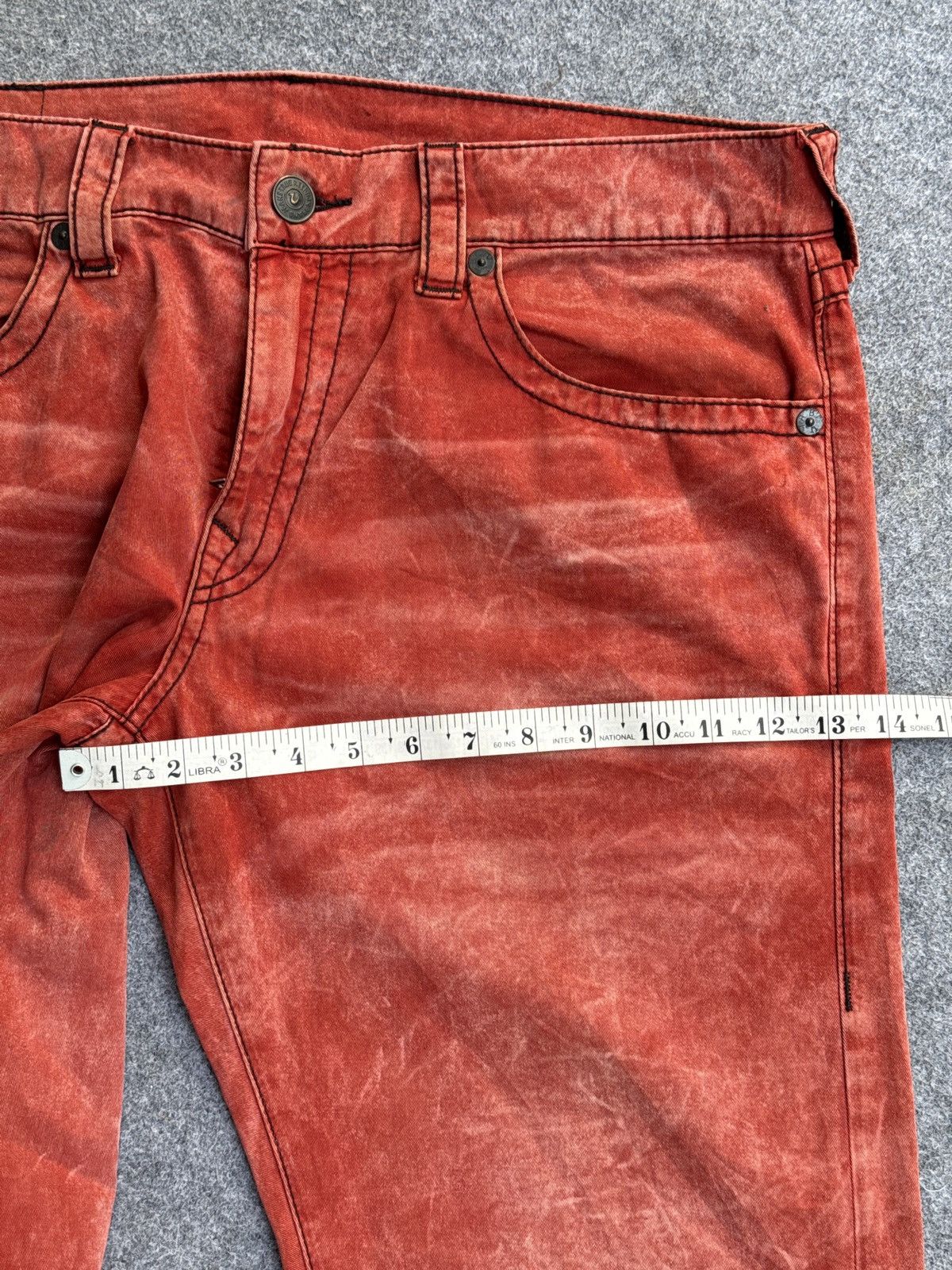 True Religion Vintage Y2k Red True Religion Jeans Size US 38 / EU 54 - 6 Thumbnail
