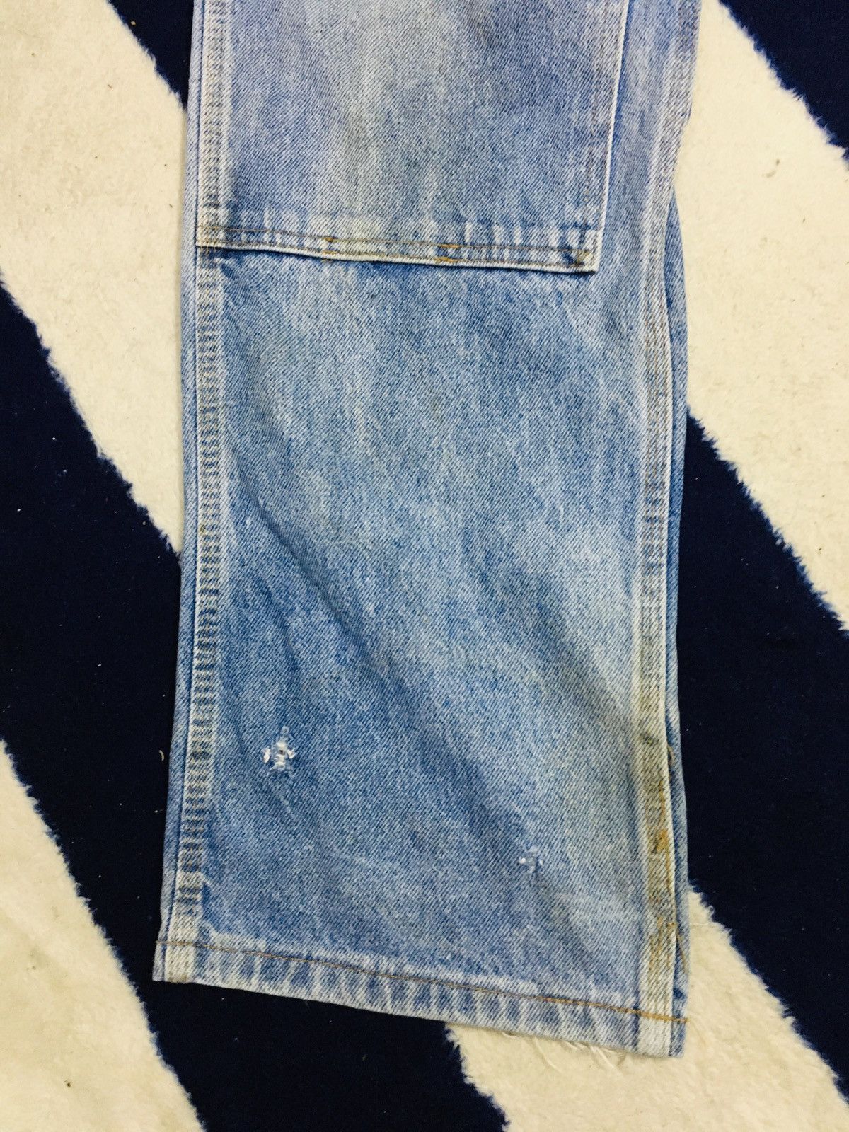Other Key Carpenter Double Knee Dirty Distressed Jeans (17) Size US 30 / EU 46 - 5 Thumbnail