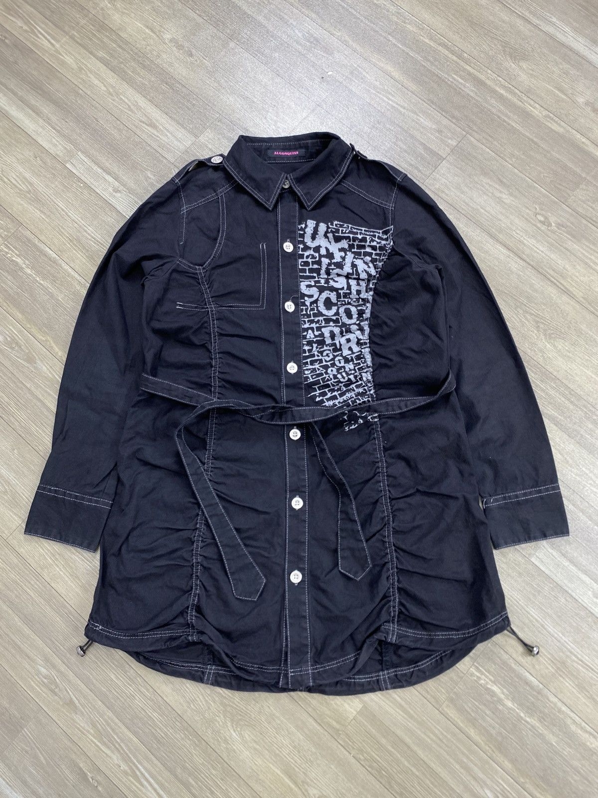 If Six Was Nine Algonquins Bondage Punk LGB Style Button Up Coat Jacket Size US L / EU 52-54 / 3 - 1 Thumbnail