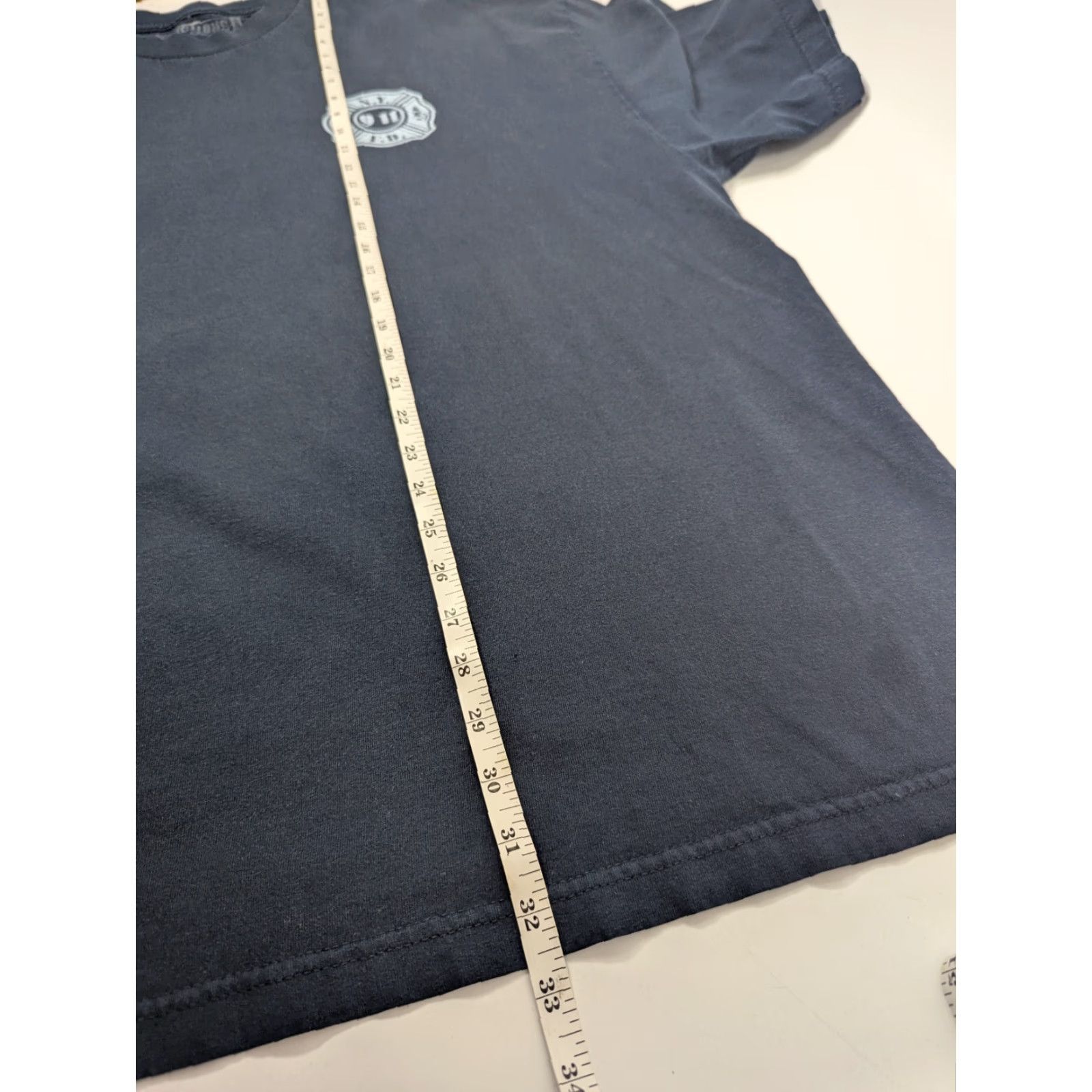 Vintage Sanctioned Violence T-Shirt Mens 3XL Blue Graphic Tee NY FD 911 Twin Towers Y2K Size US XXL / EU 58 / 5 - 5 Thumbnail