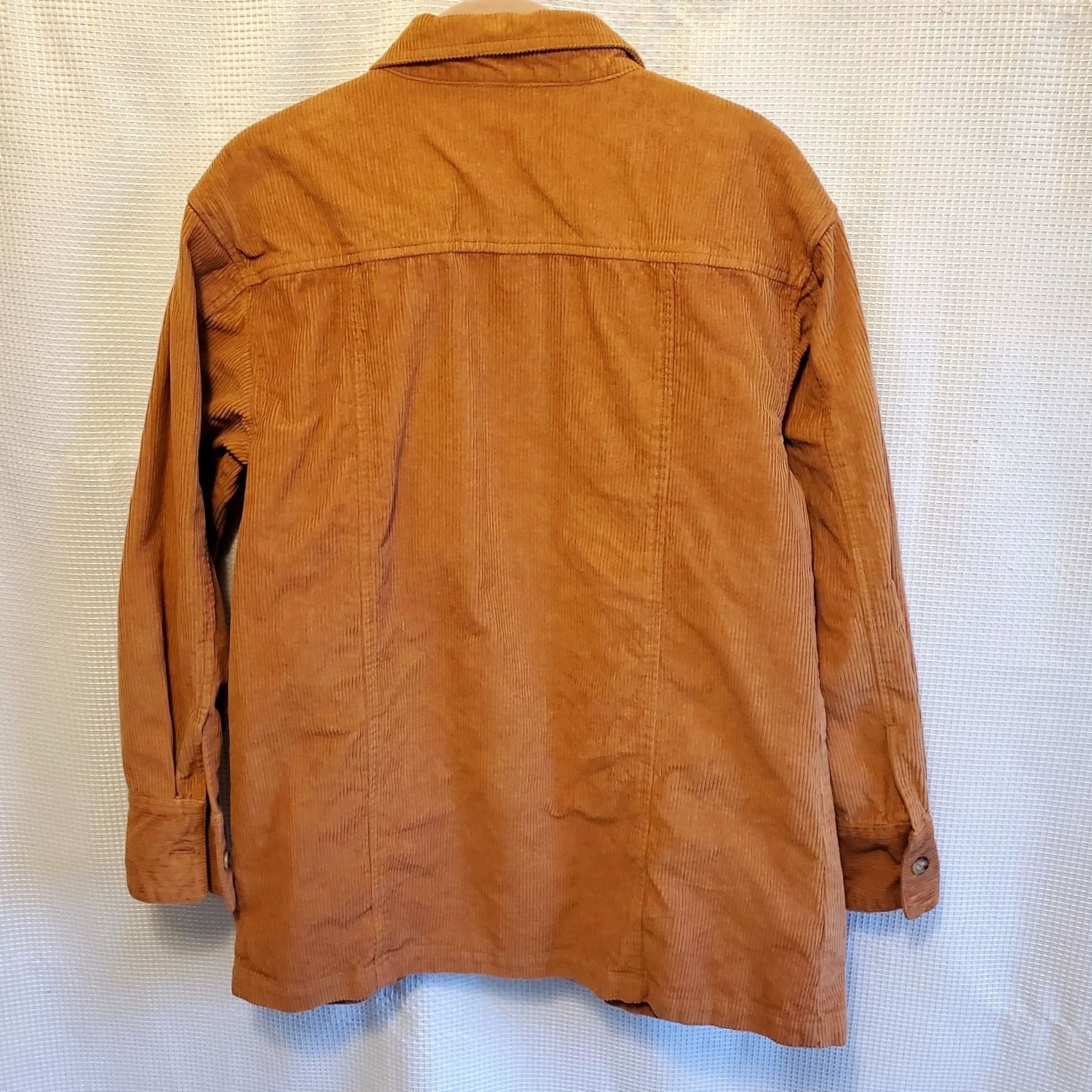 Globe Able Joan Shacket Womens Sm Burnt Orange Corduroy Chore Coat Local + Globe Sz Size S / US 4 / IT 40 - 6 Thumbnail